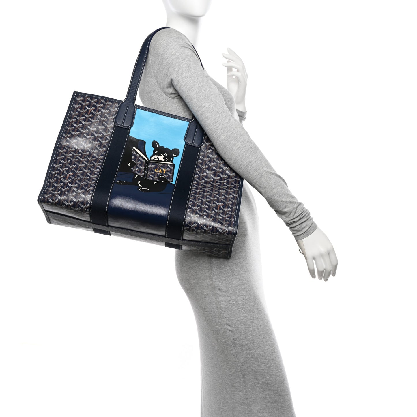 Goyardine Villette Tote Blue