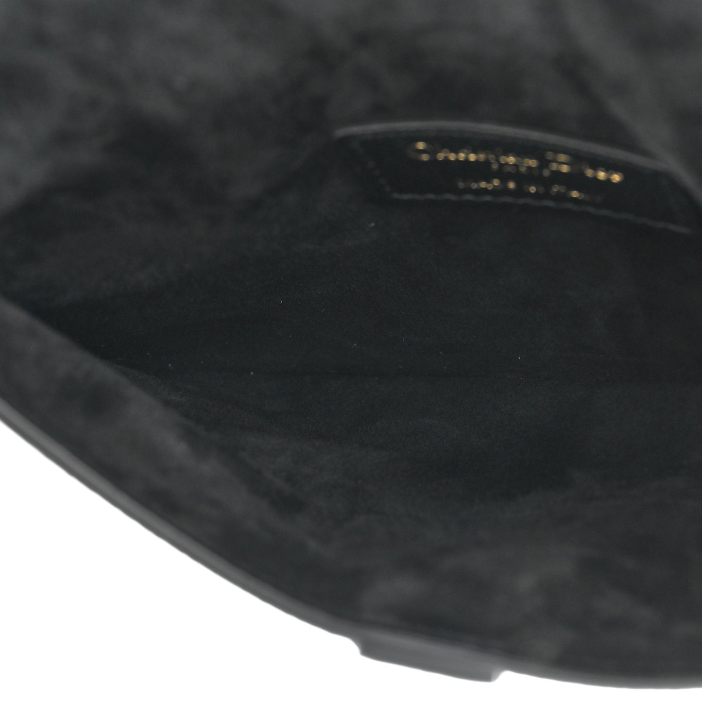 Calfskin Saddle Belt Bag Black