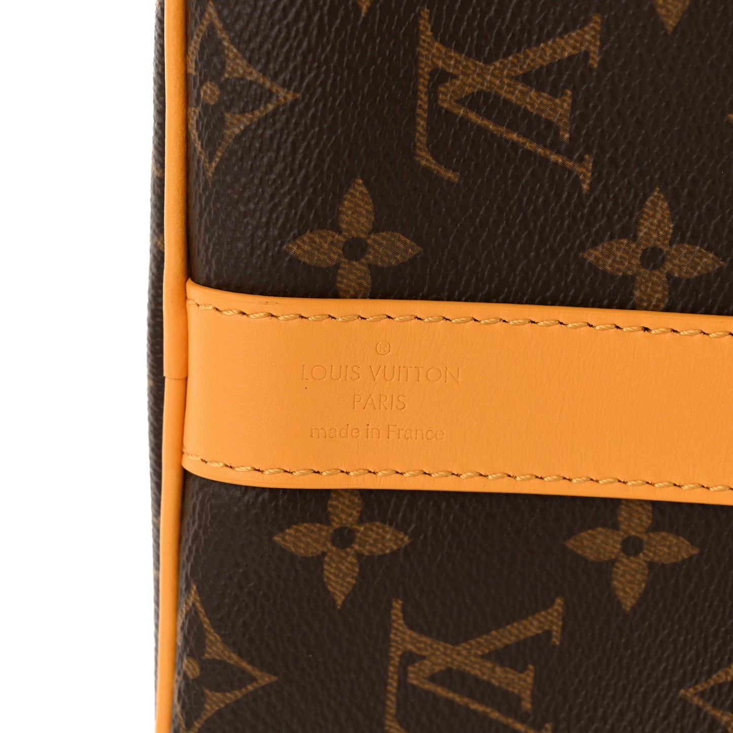 Monogram Macassar Keepall Bandouliere 35 Jaune Mat