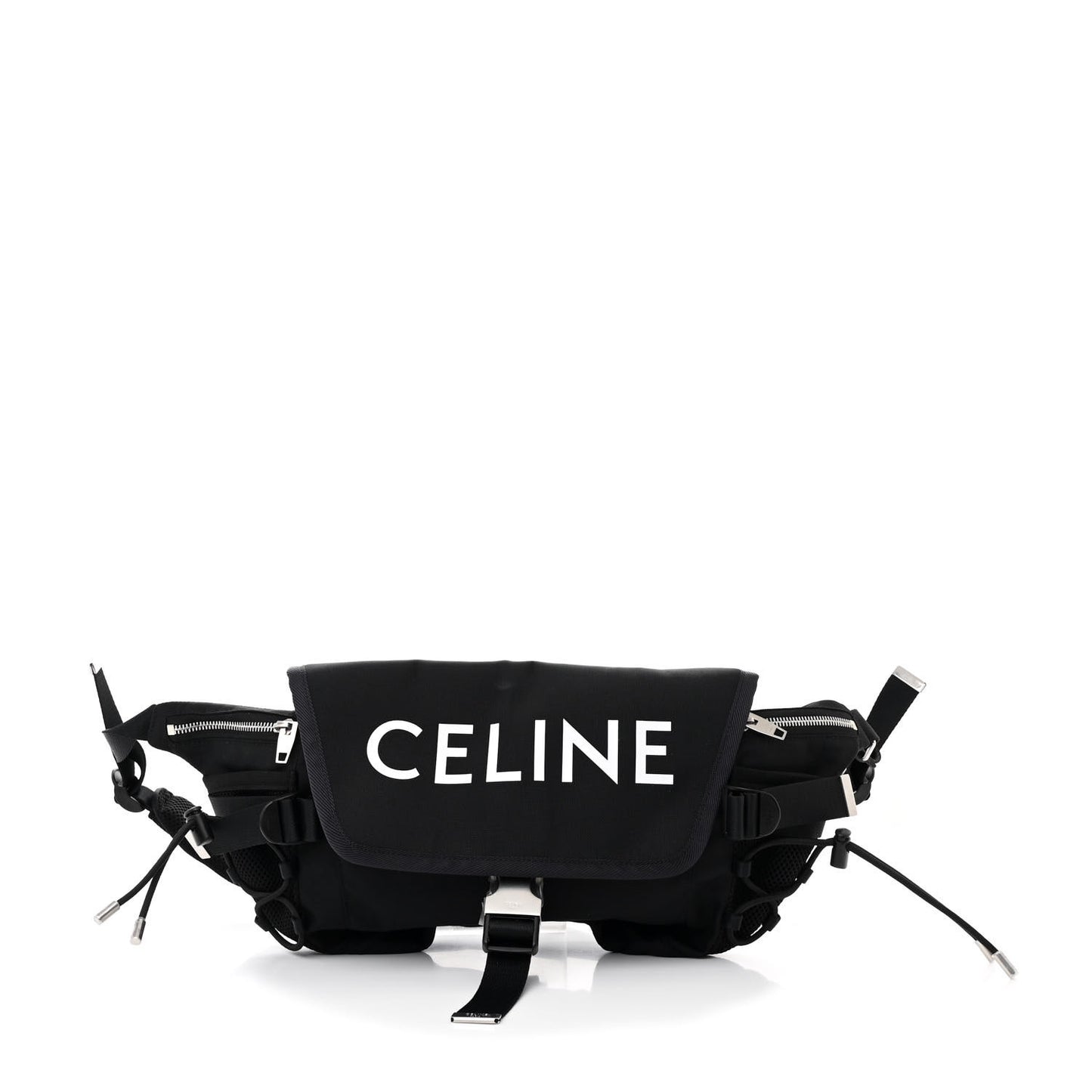 Canvas Trekking Messenger Bag Black