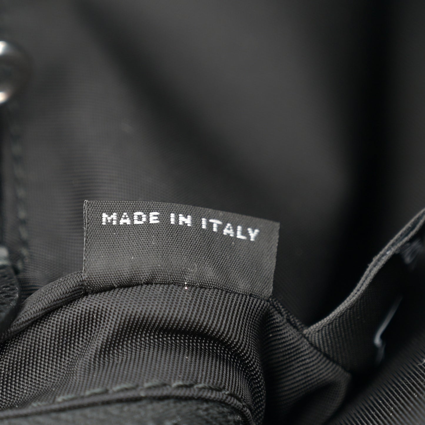 Re-Nylon Saffiano Belt Bag L Black