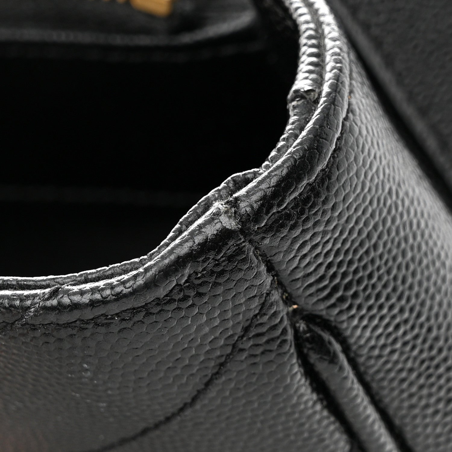 Saint Laurent Grain De Poudre Matelasse Chevron Monogram Shopping Bag Black 12 of 14