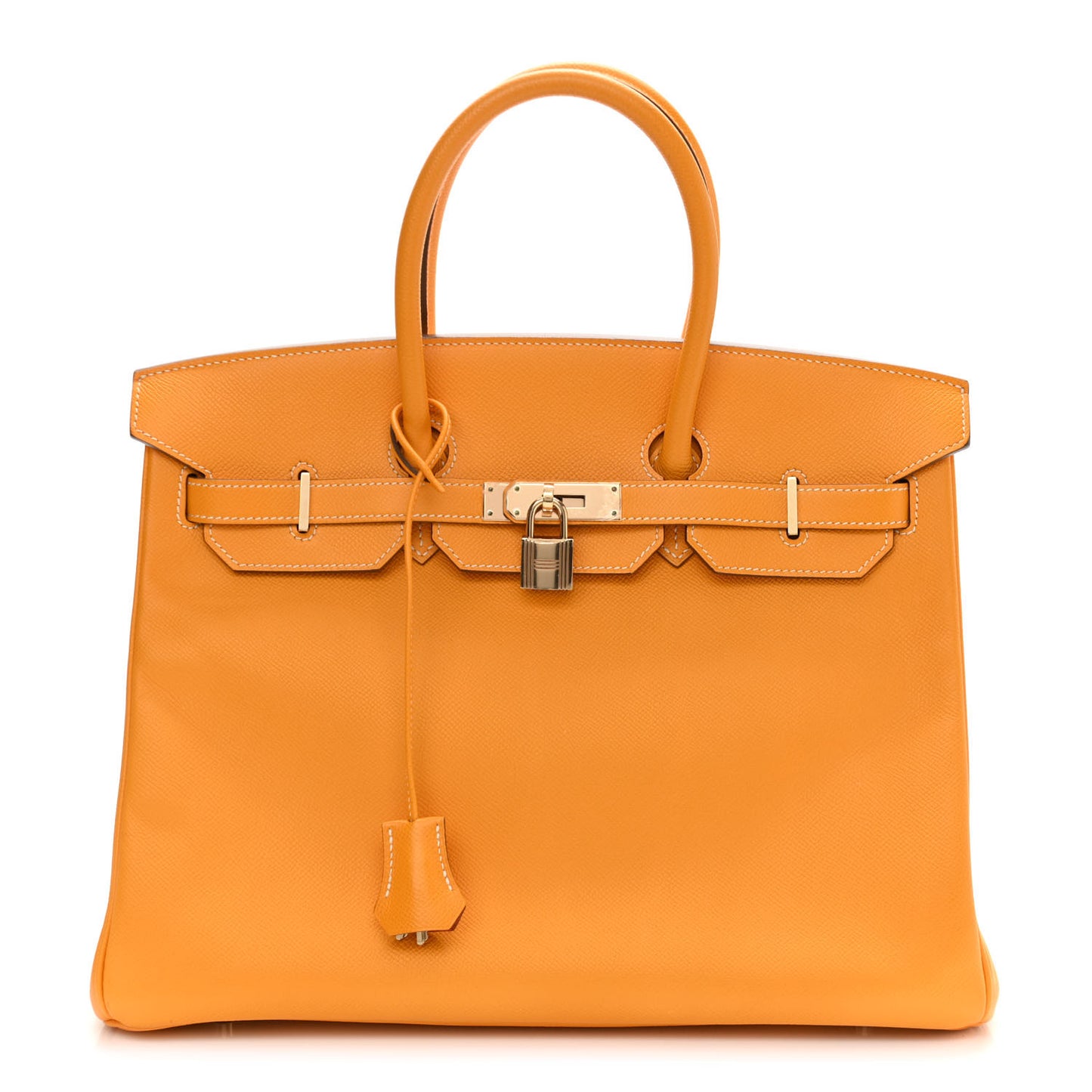 Epsom Candy Birkin 35 Jaune D'Or Feu