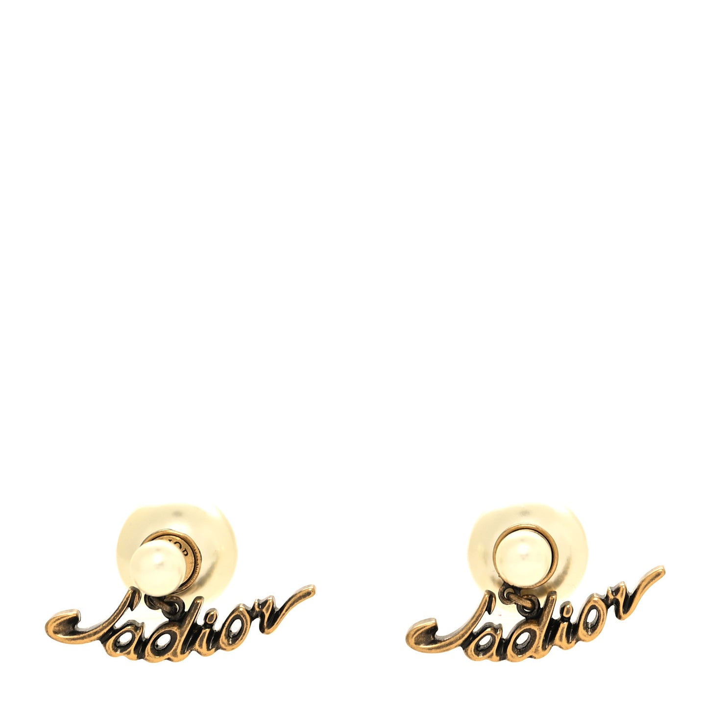 Pearl J'Adior Tribal Earrings Gold