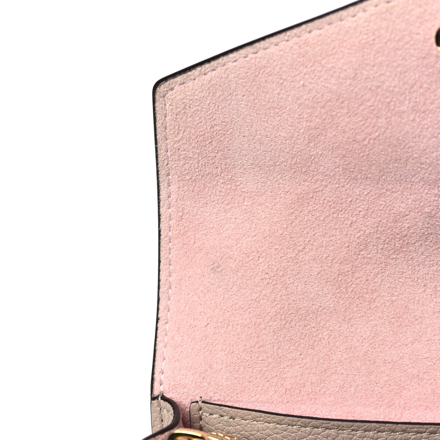 Soft Calfskin Mini My Lockme Chain Pochette Greige