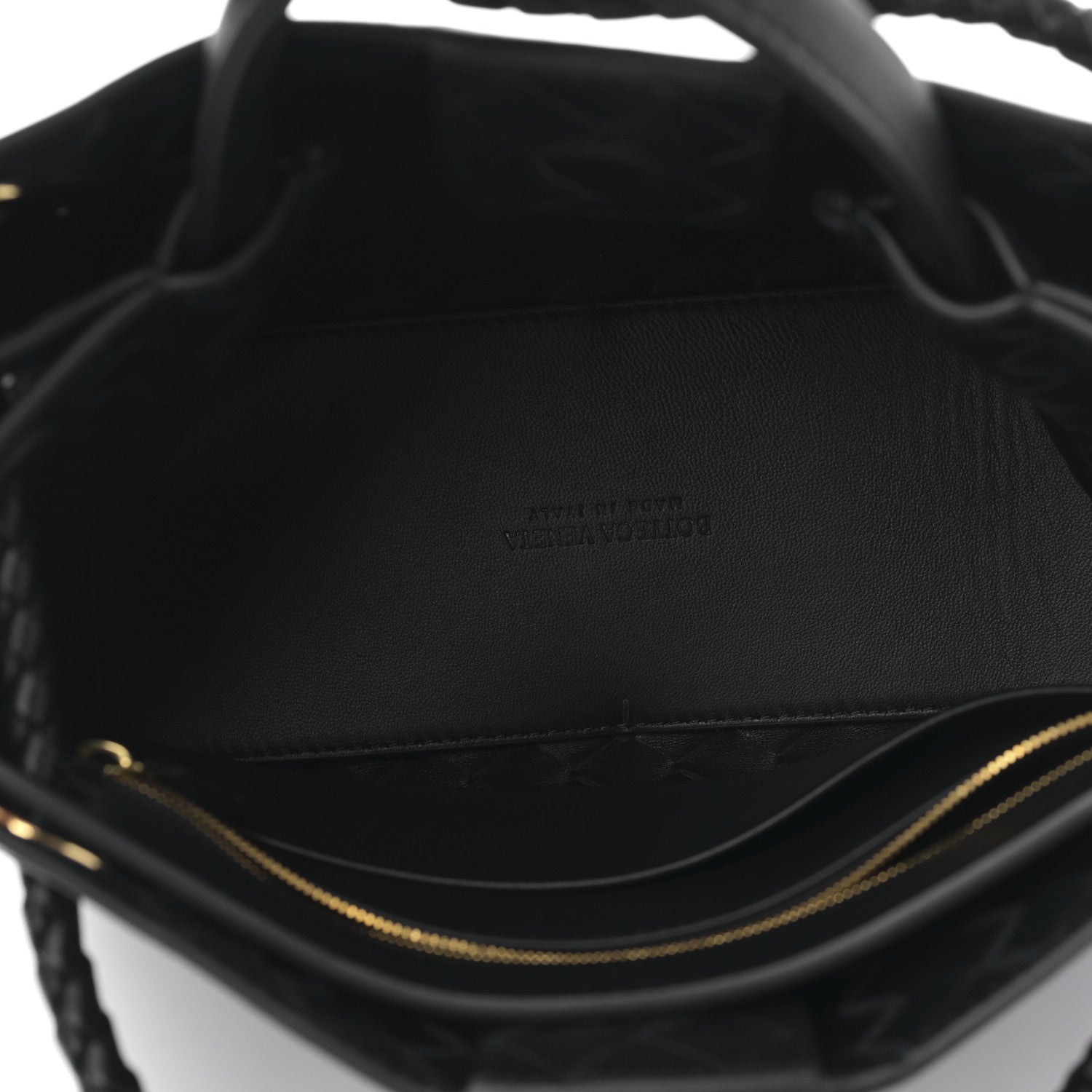 Bottega Veneta Nappa Intrecciato Small Andiamo Shoulder Bag Black 5 of 8