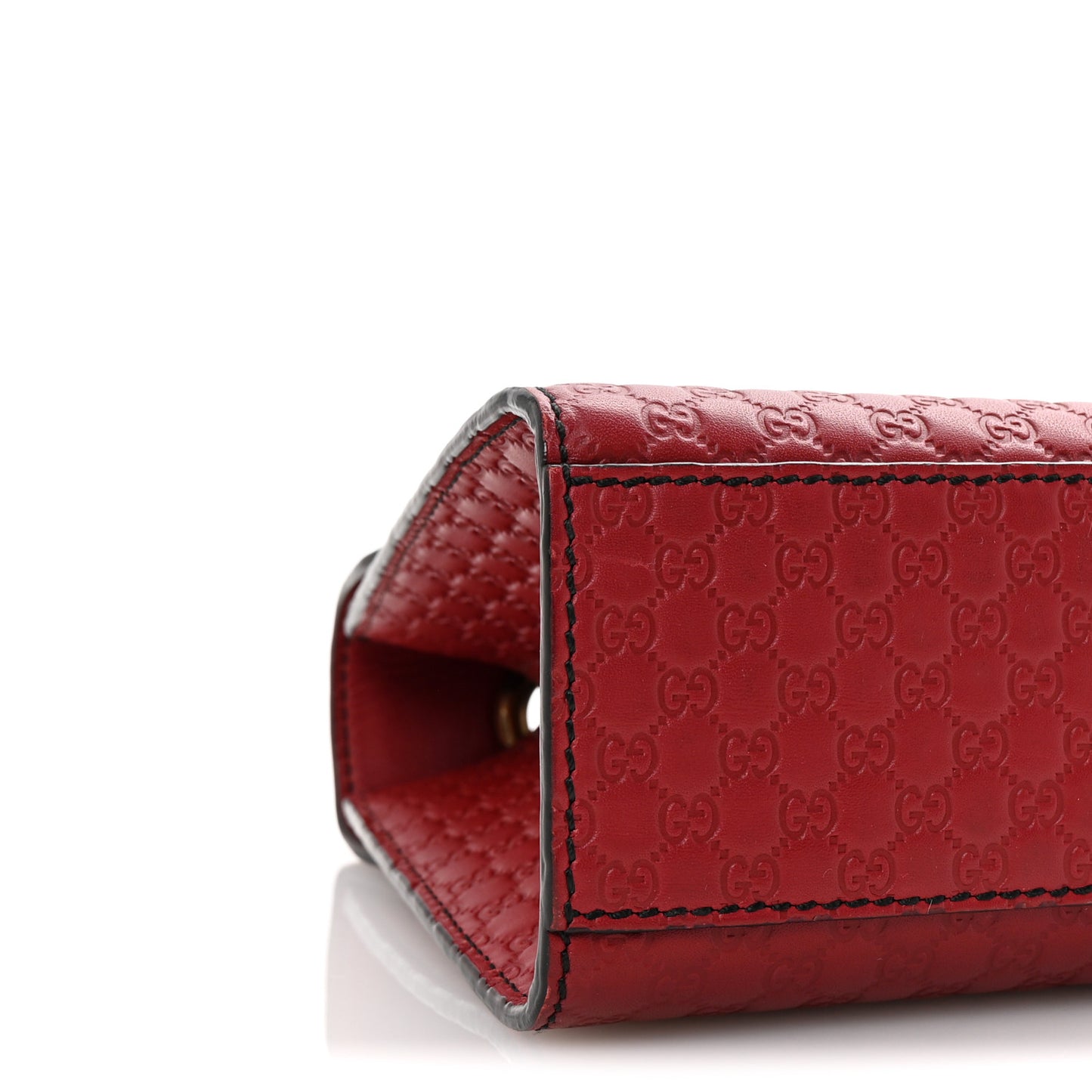 Microguccissima Medium Emily Chain Shoulder Bag Red