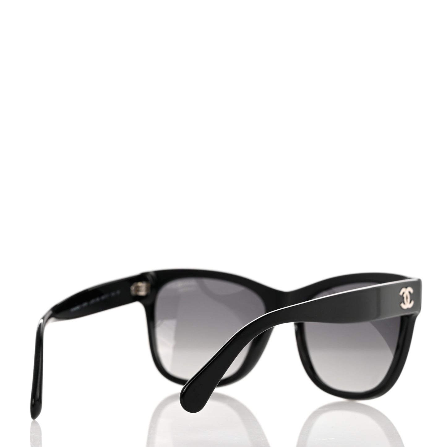 Acetate Polarized Square CC Sunglasses 5380 Black