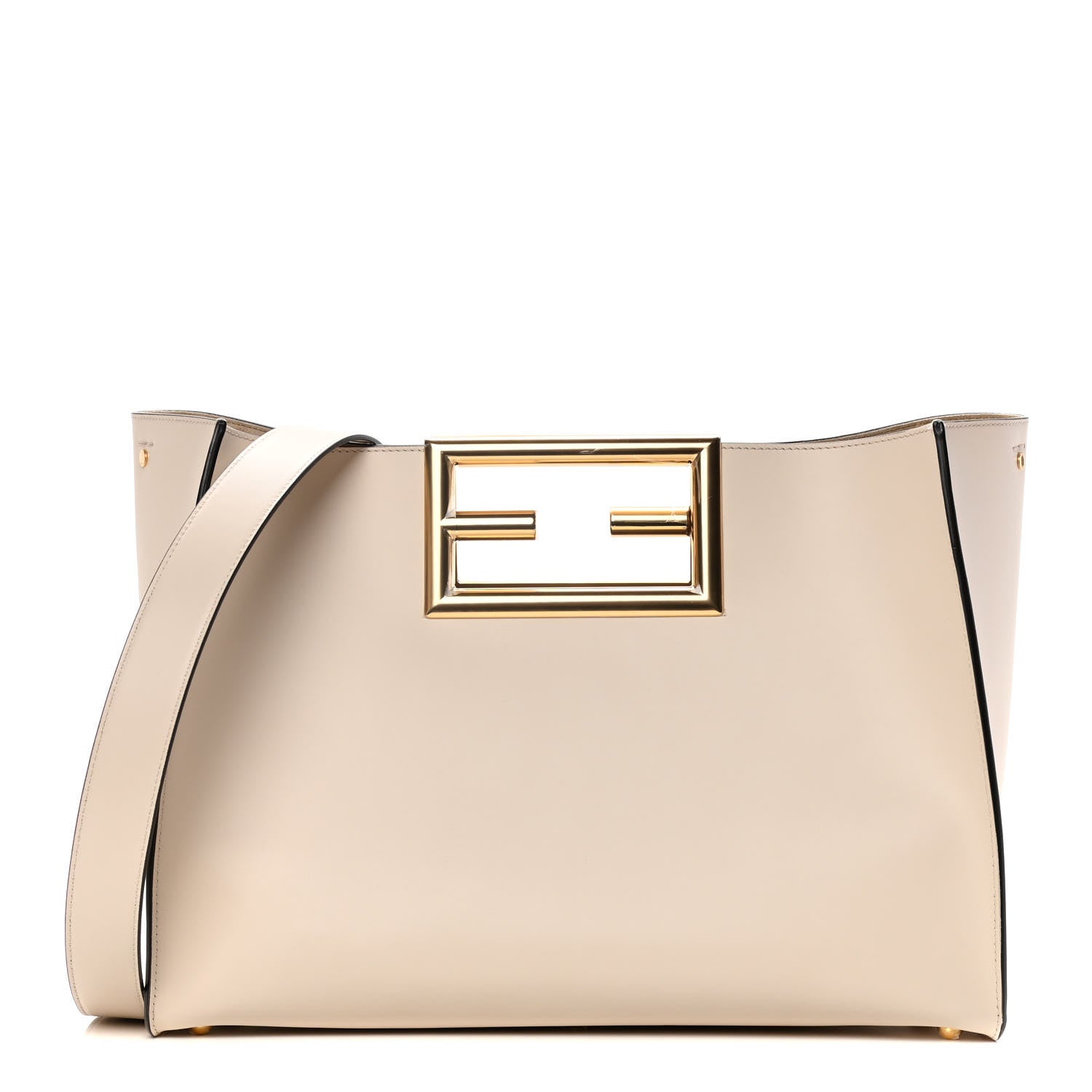 Fendi Vitello King Medium Fendi Way Tote Camelia 874640 – FASHIONPHILE
