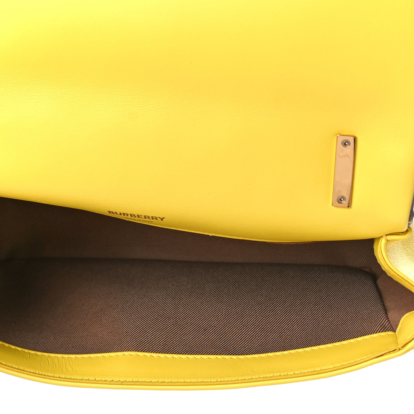 Lambskin Quilted Small Lola Tri-Color Bag Deep Saffron White Beige