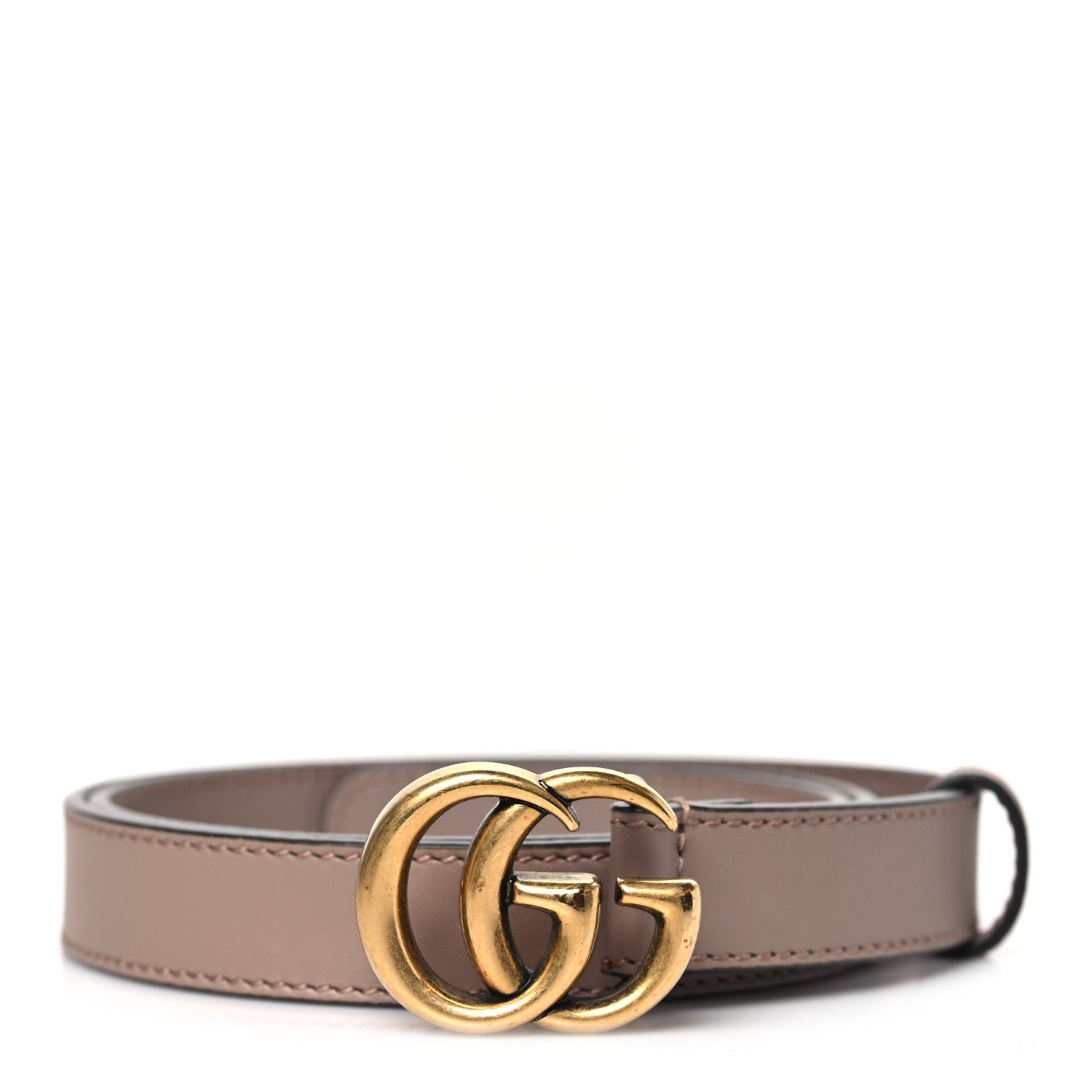 Gucci Calfskin Double G 20mm Belt 75 30 Porcelain Rose 1 of 6