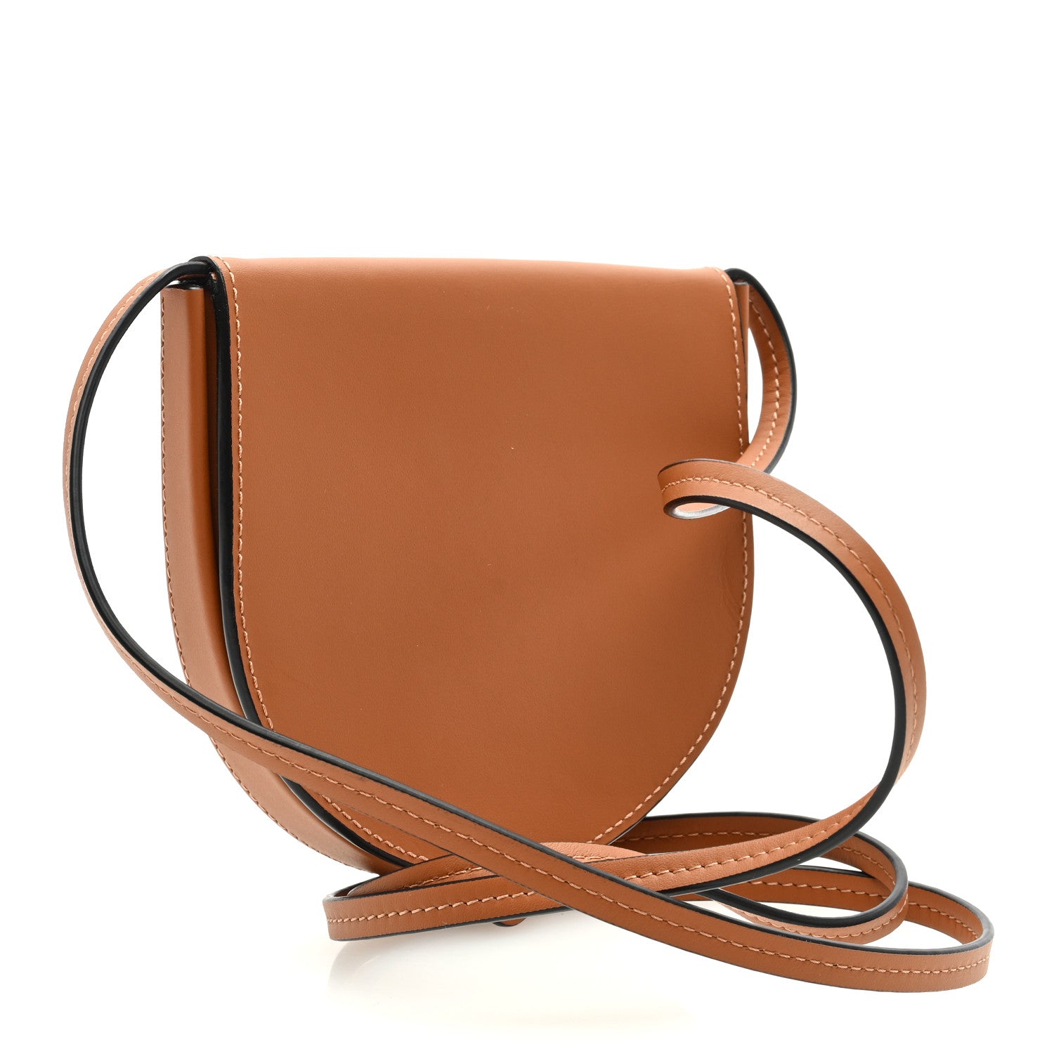 Loewe Soft Calfskin Small Heel Bag Tan 2 of 8
