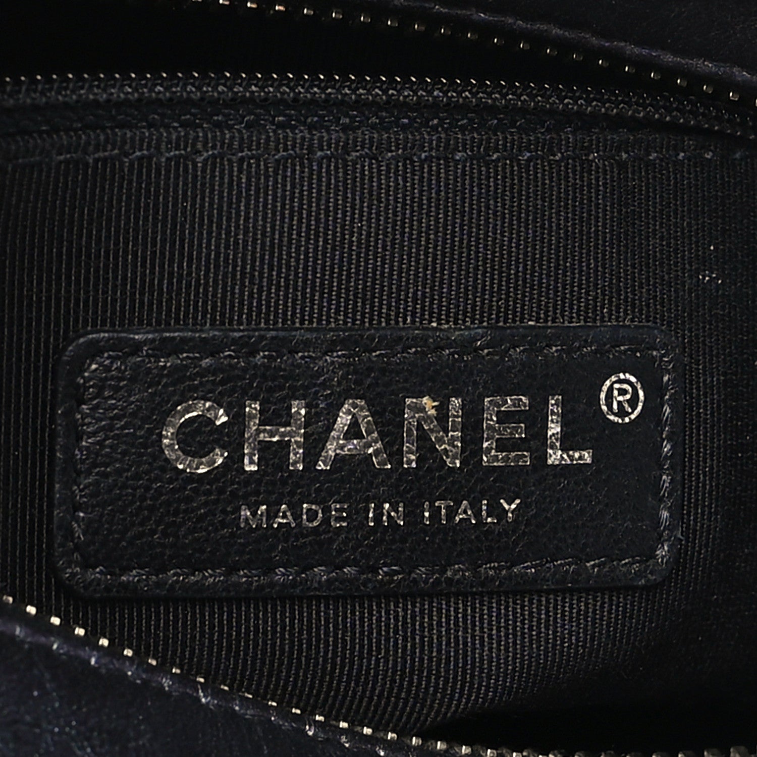 Chanel Iridescent Aged Calfskin Quilted Small Gabrielle Hobo Black 6 of 9