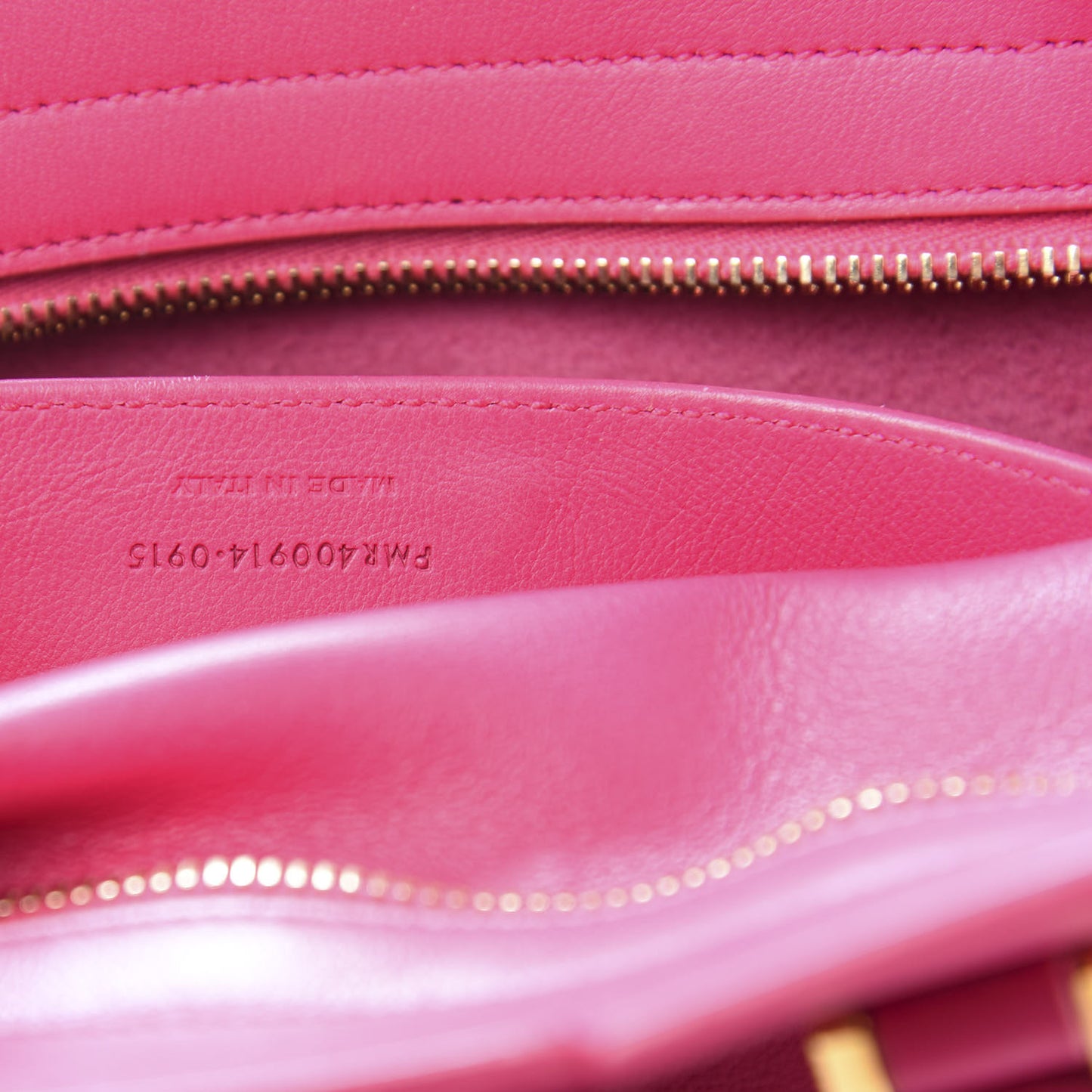 Calfskin Monogram Baby Cabas Fuchsia