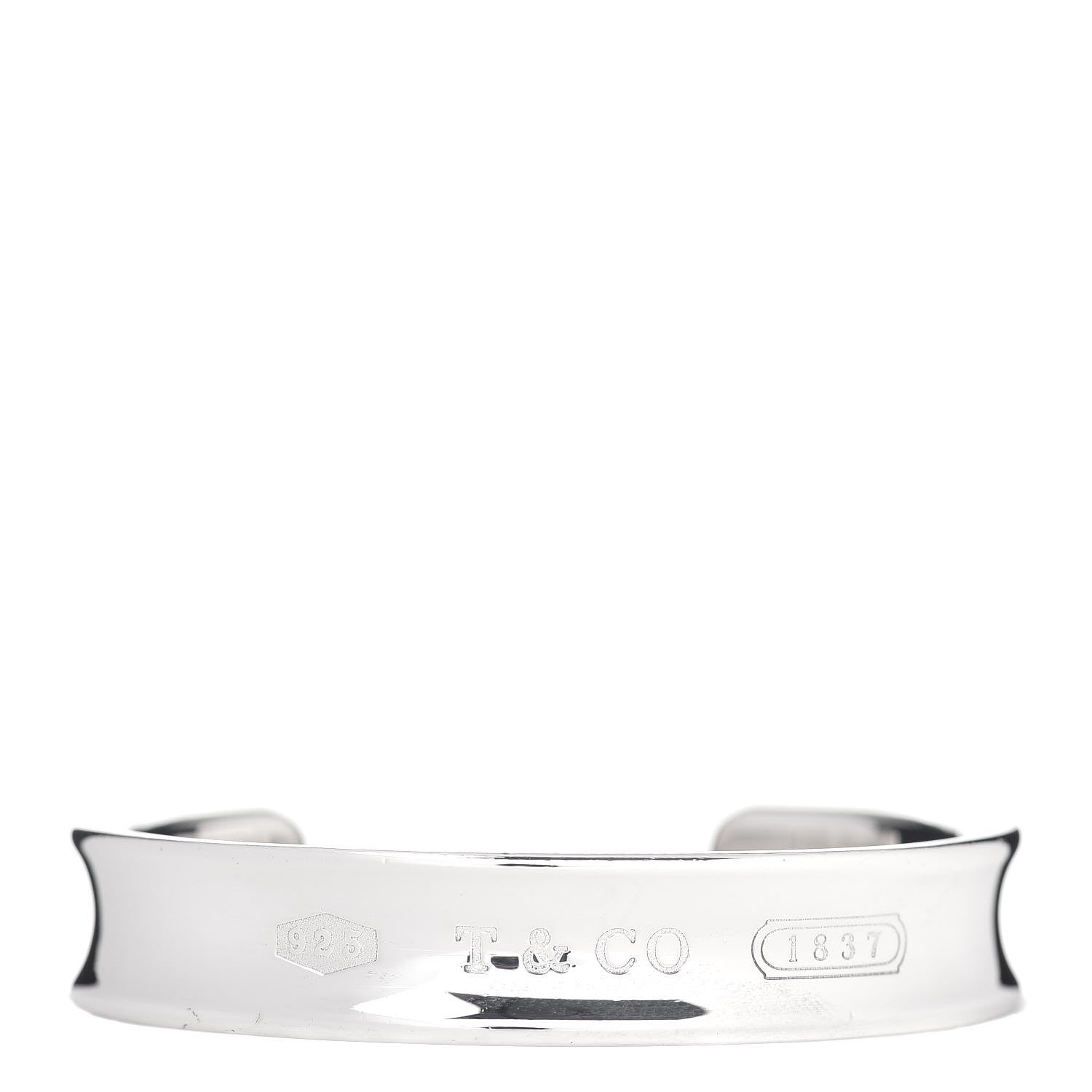 Tiffany Sterling Silver 1837 Cuff Bracelet 1 of 4