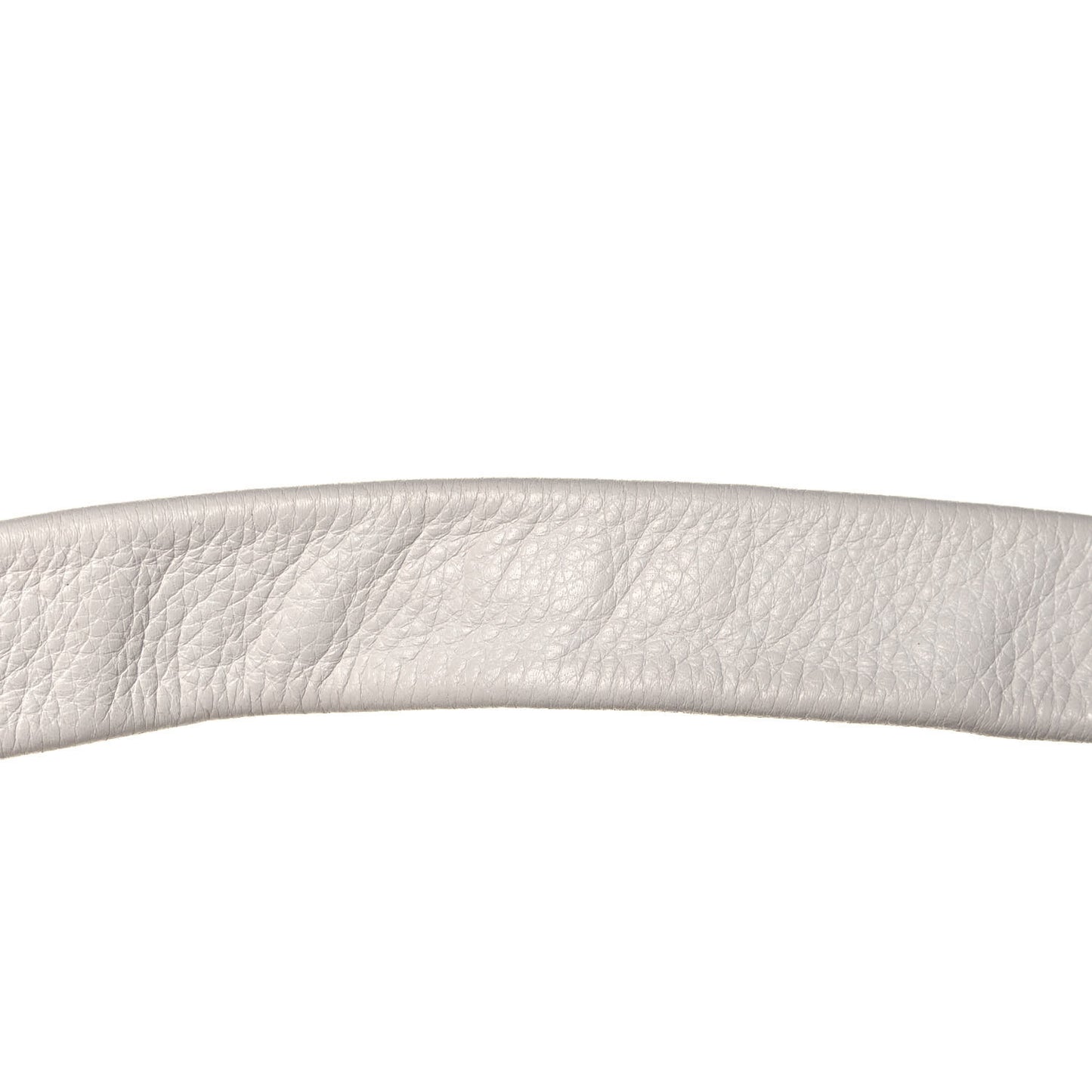 Nappa Intrecciato Large Loop Hobo White