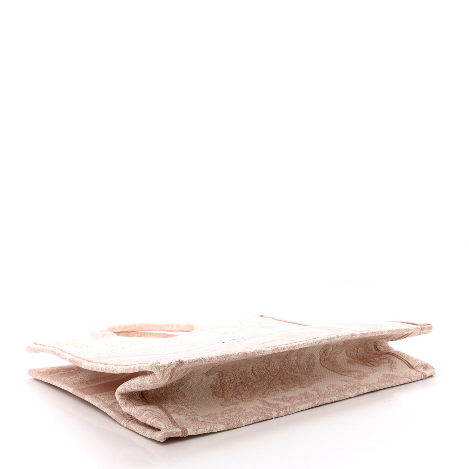 Christian Dior Canvas Toile De Jouy Embroidered Large Book Tote Pink 4 of 10