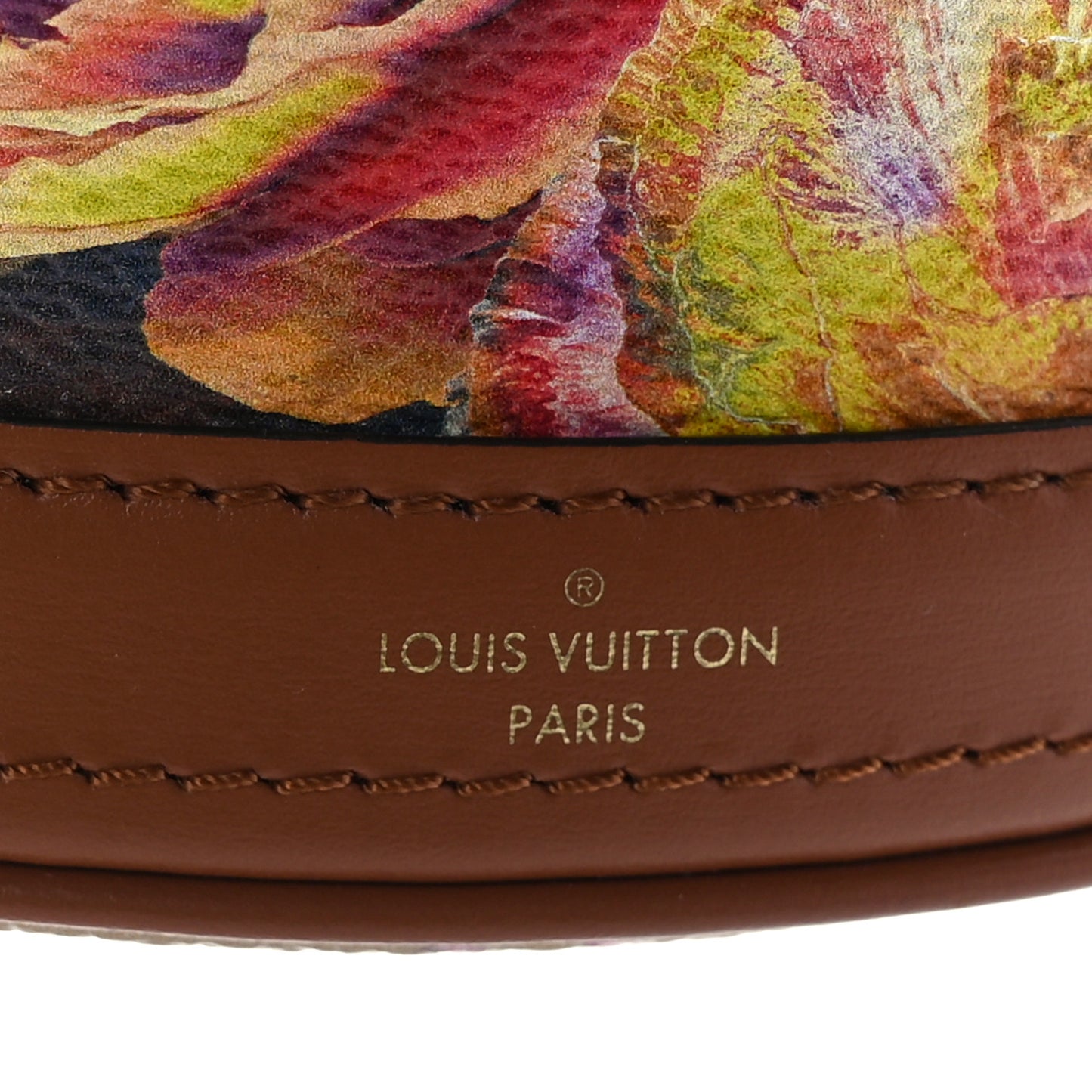 Metallic Monogram LV Garden Nano Bucket Bag Gold