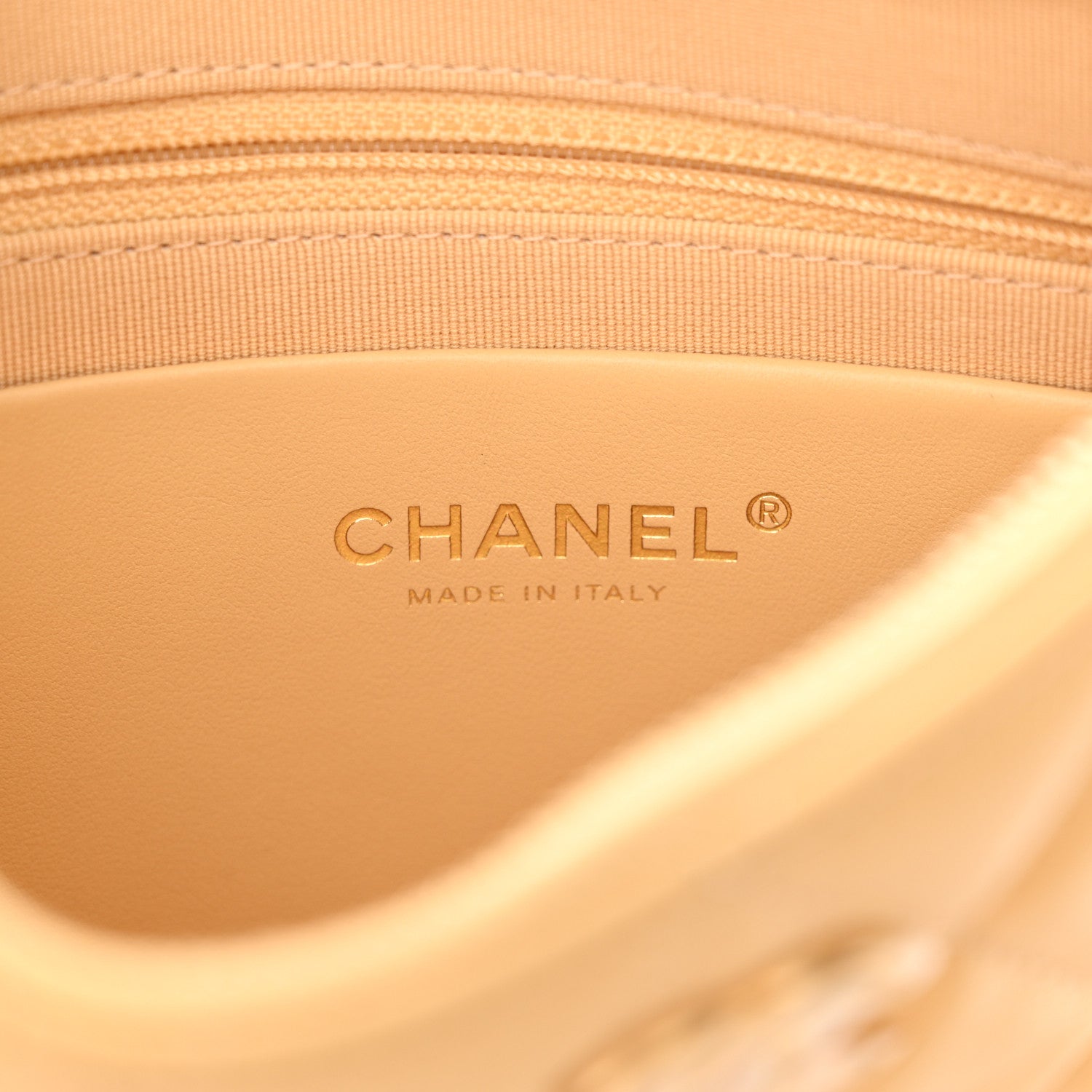 Chanel Shiny Crumpled Lambskin Quilted Trendy Chain Around Yellow 6 of 11