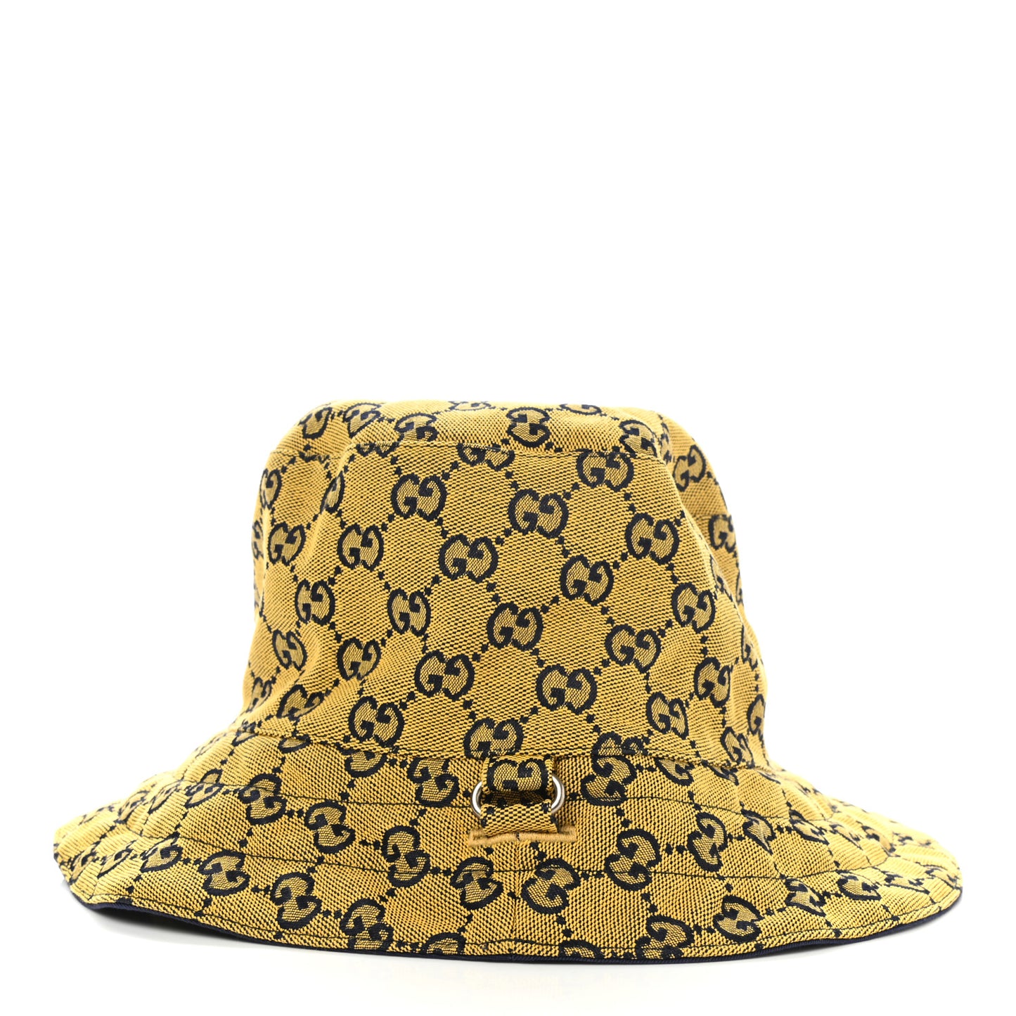 Monogram Multicolor Reversible Self-Tie Bucket Hat XL Yellow Blue