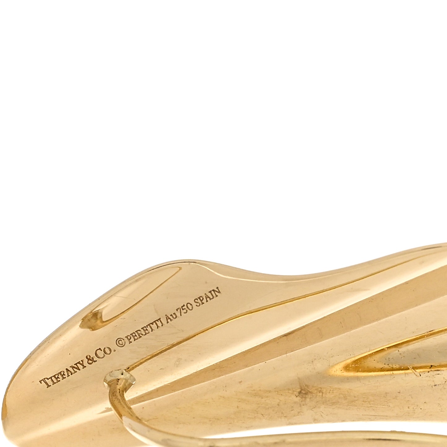 18K Yellow Gold Elsa Peretti Small High Tide Earrings