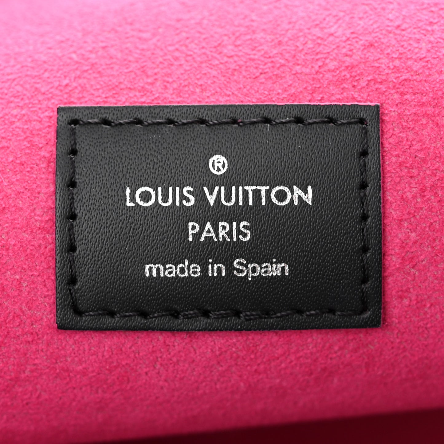 Epi Neverfull MM Black Hot Pink