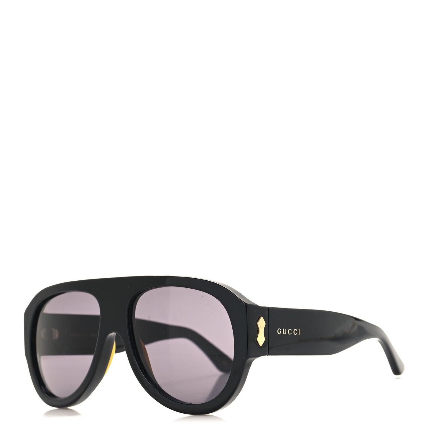 Acetate Aviator Sunglasses GG0668S Black