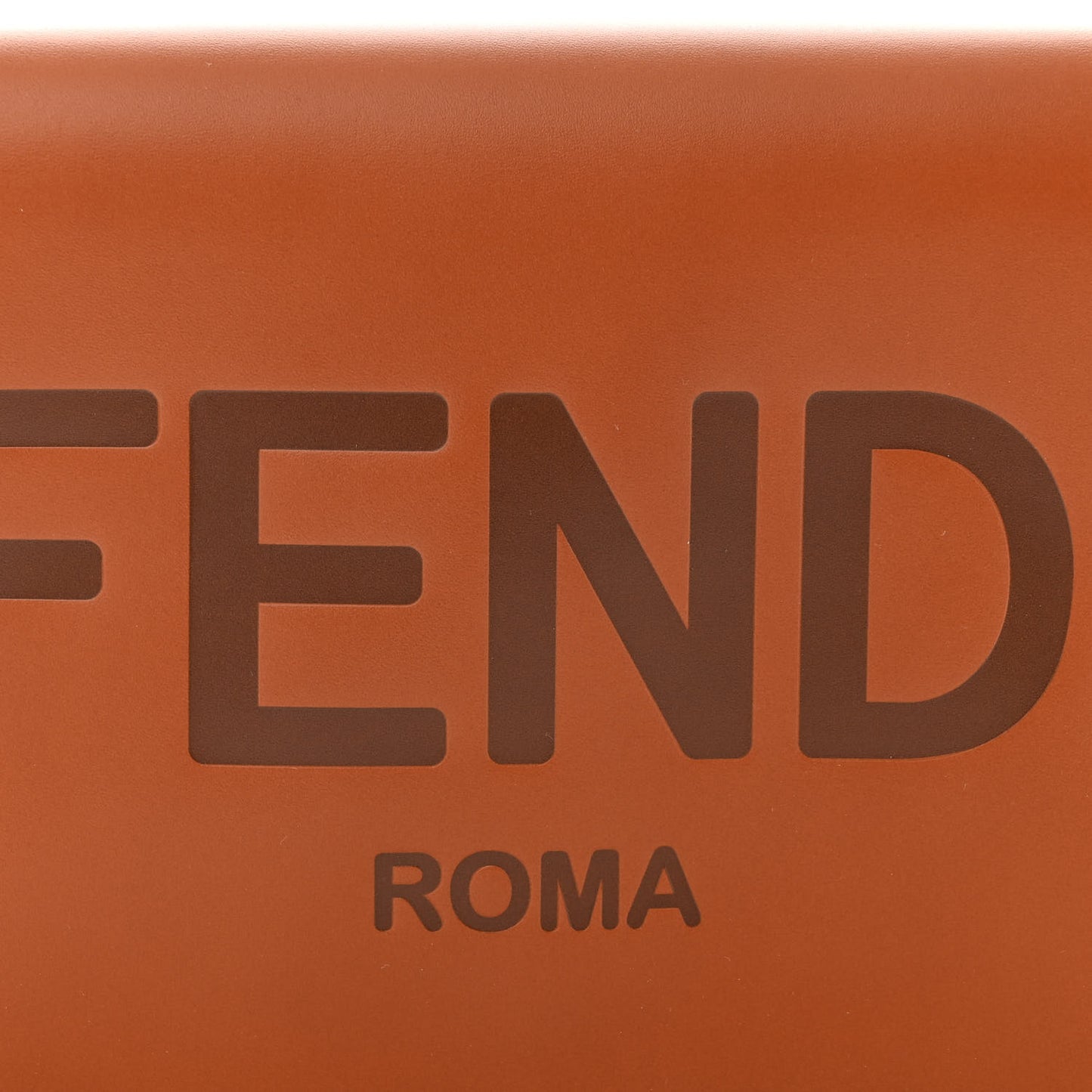 Vitello King Tamponato Logo Embossed Medium Wallet On Chain Cuoio