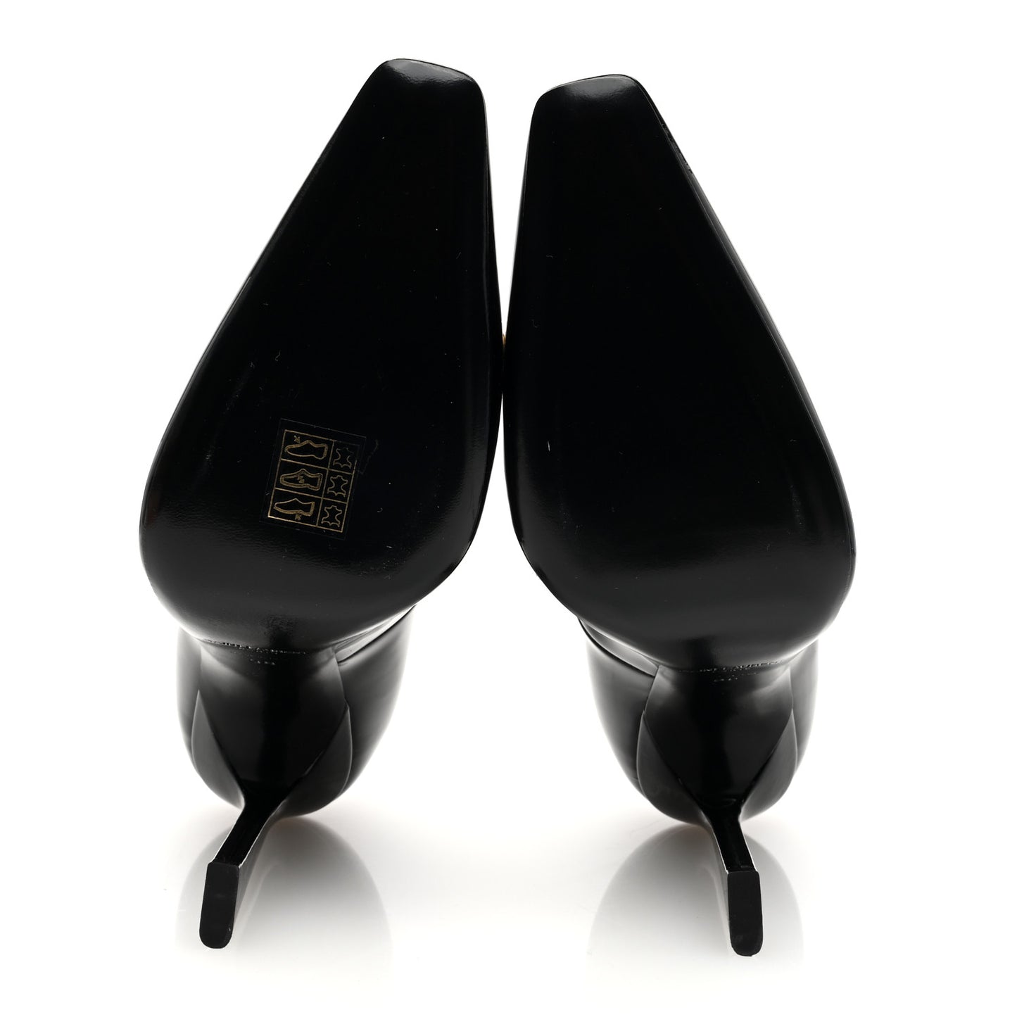 Patent Calfskin Silvana 110mm Pumps 38 Black