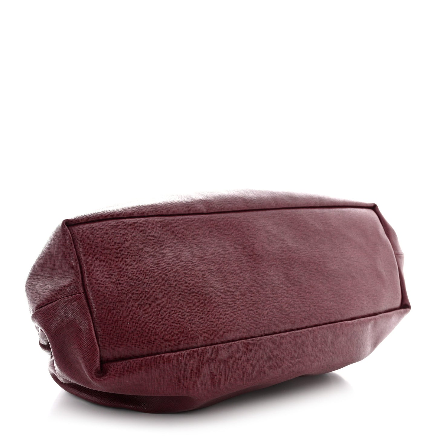 Saffiano Cloud Clutch Claret