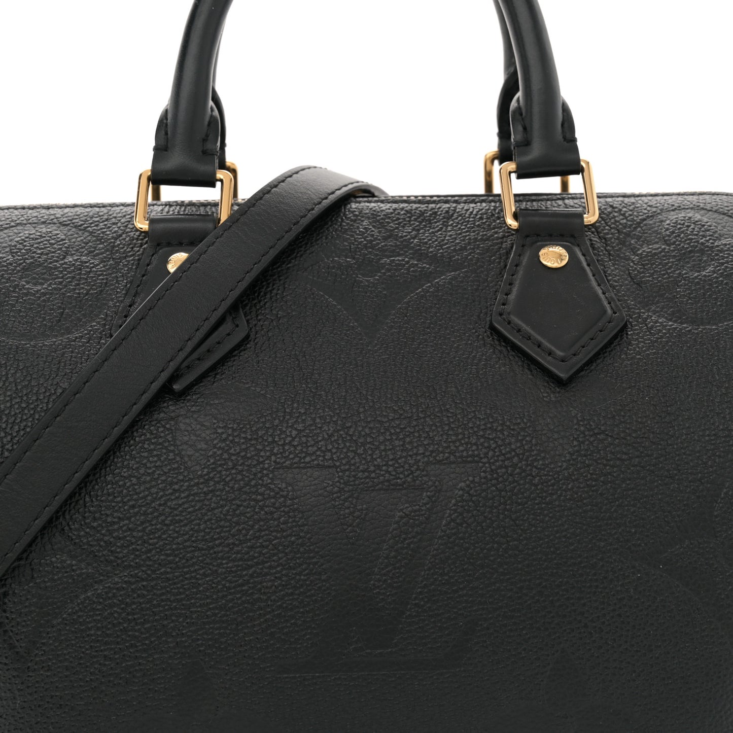 Empreinte Monogram Giant Speedy Bandouliere 25 Black