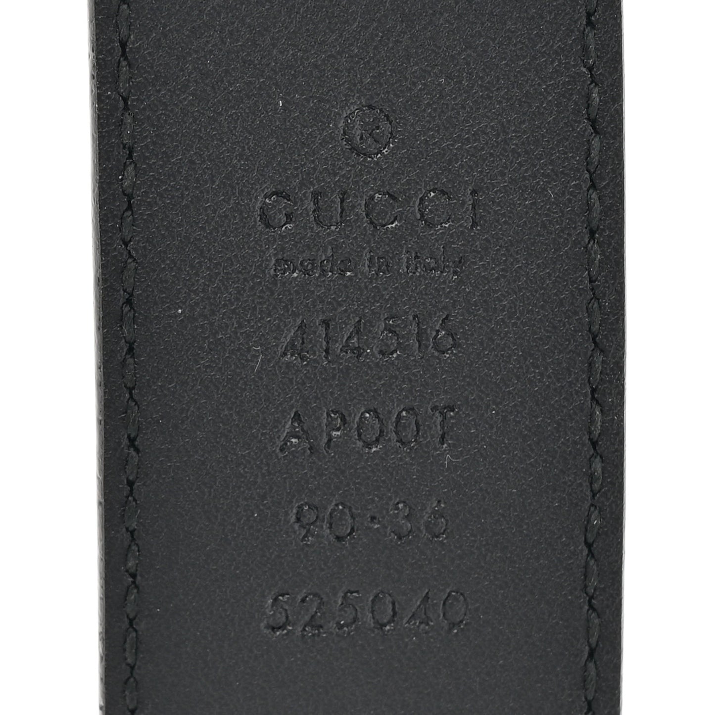 Calfskin Double G 30mm Belt 90 36 Black