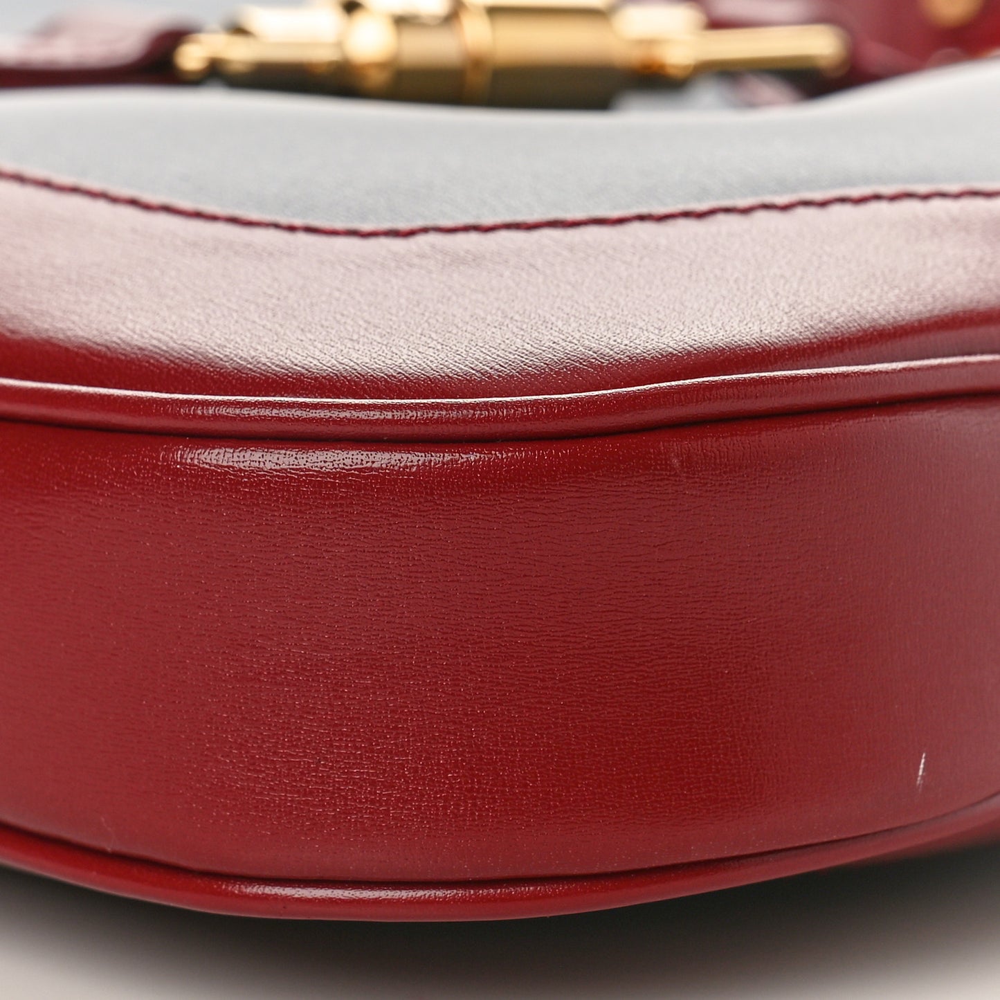 Boarded Dyana Lux Calfskin Bi-Color Small Jackie 1961 Hobo Blue Agata New Cherry Red