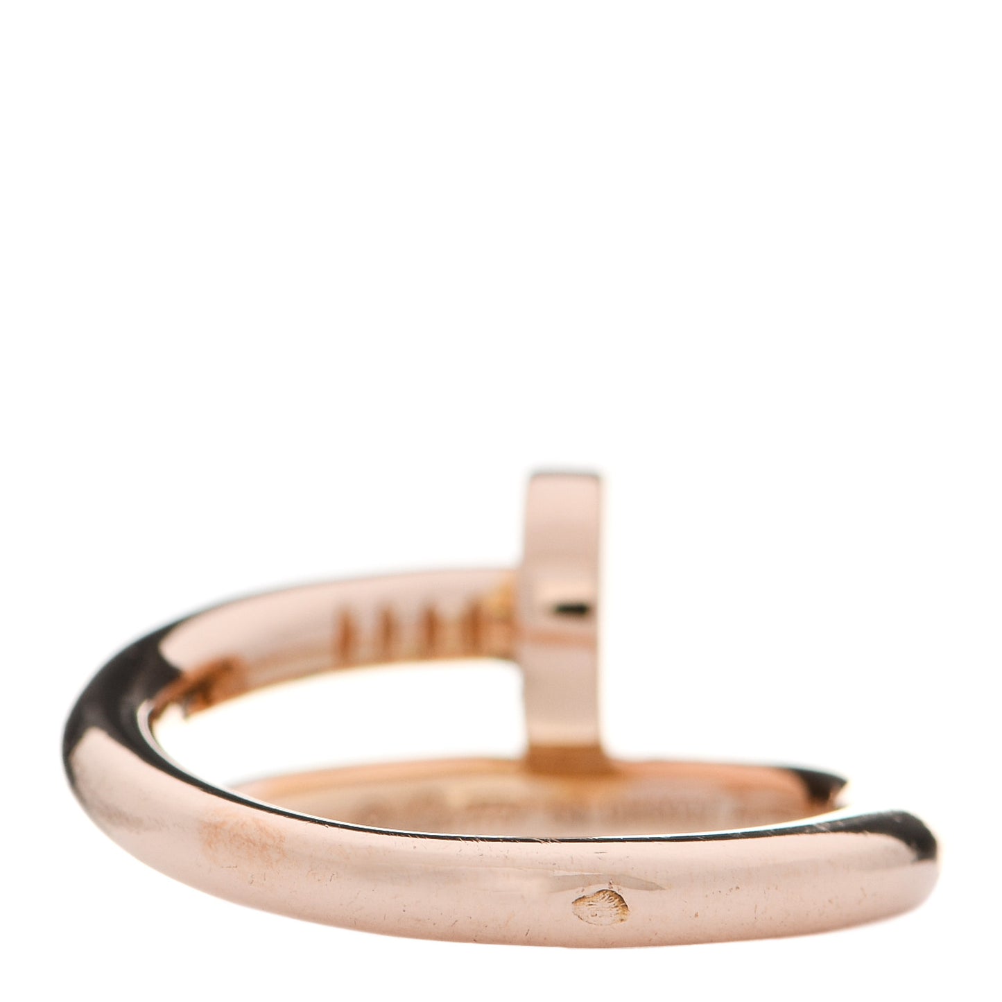 18K Pink Gold Juste Un Clou Ring 53 6.25