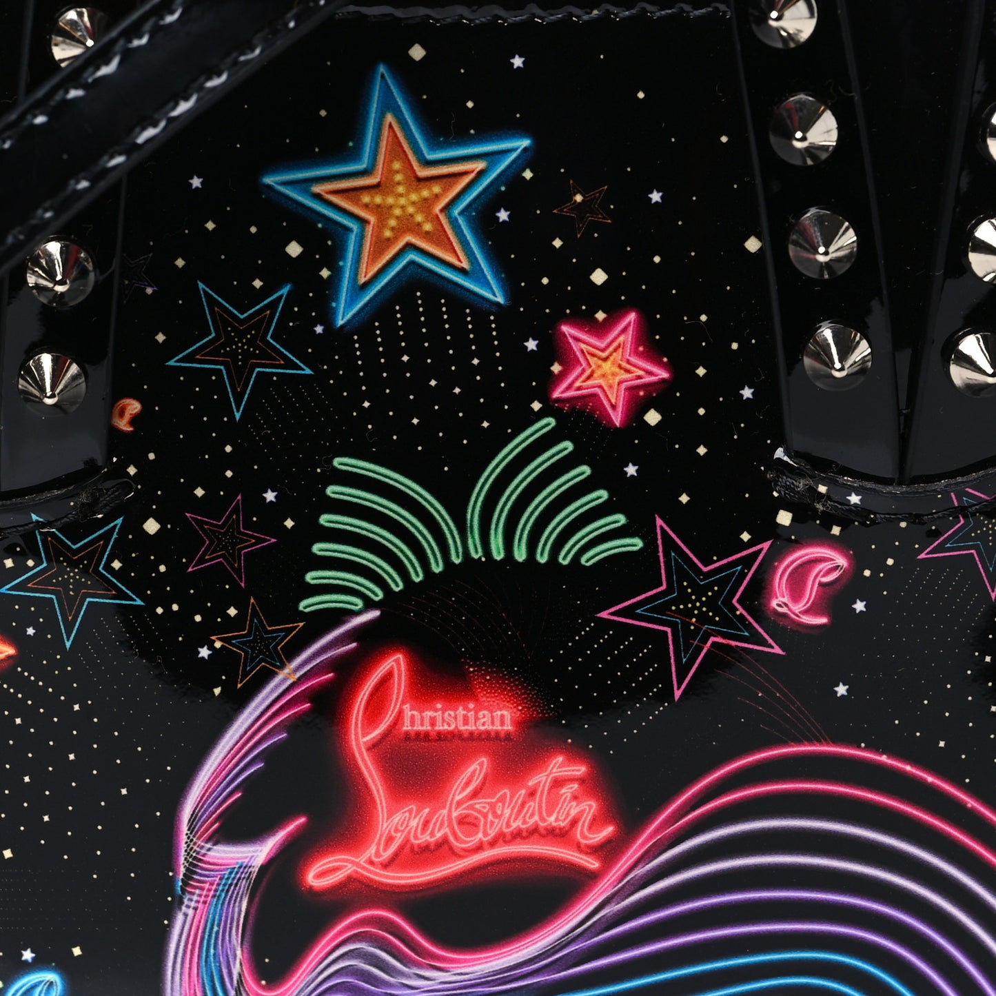 Patent Calfskin Mini Starlight Cabata Tote Multicolor