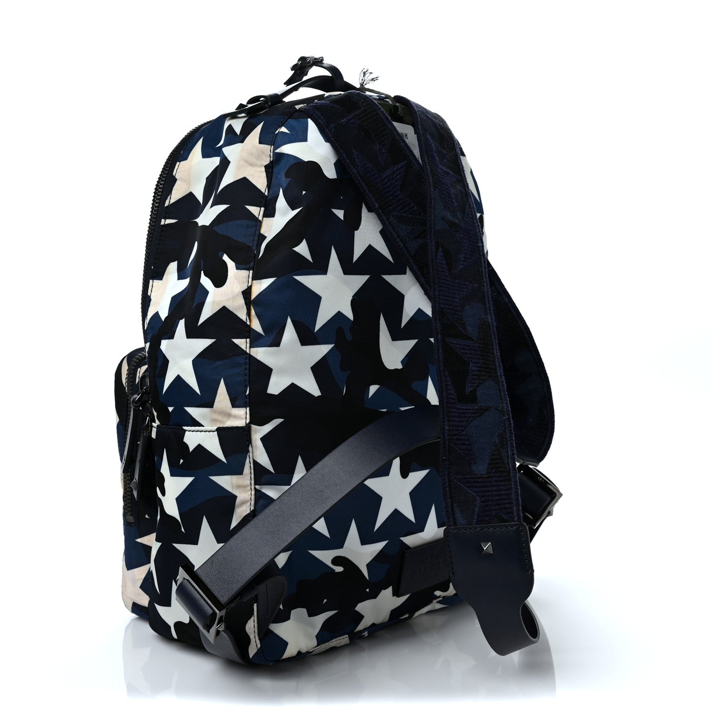 Nylon Camustars Backpack Navy Multicolor