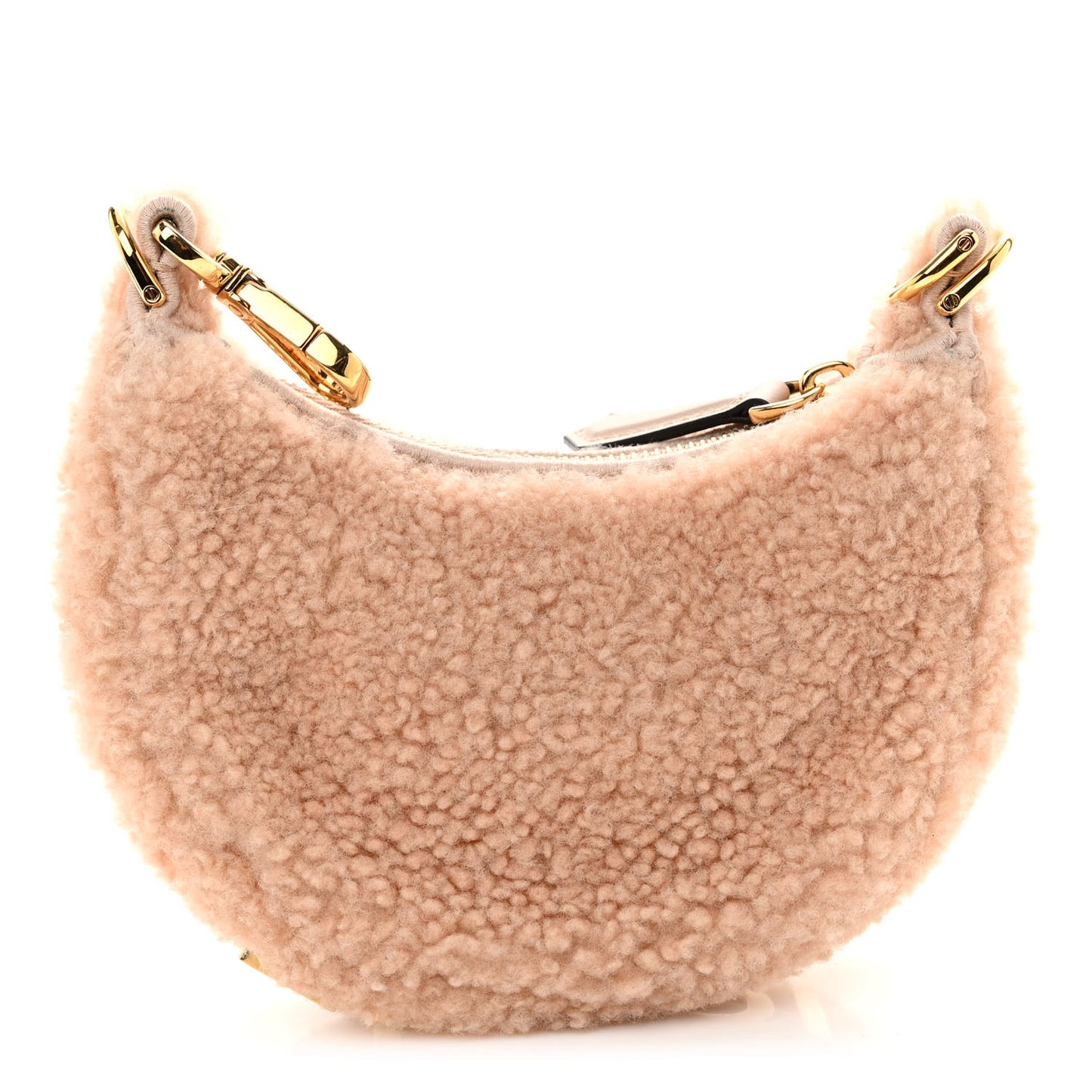 Shearling Vitello Grace Nano Fendigraphy Hobo Charm Soap