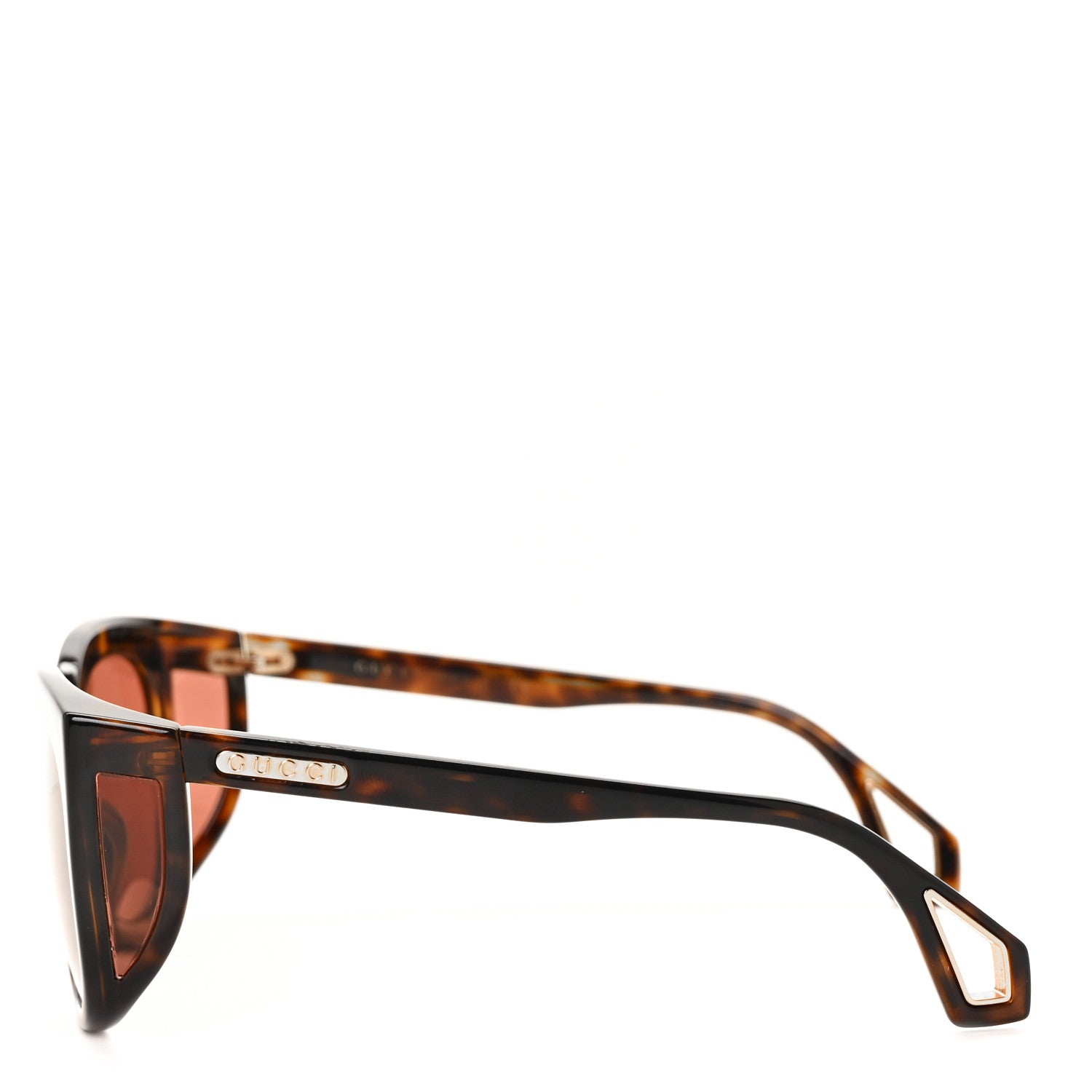 Gucci Square Frame GG0468S Sunglasses Tortoise 3 of 7