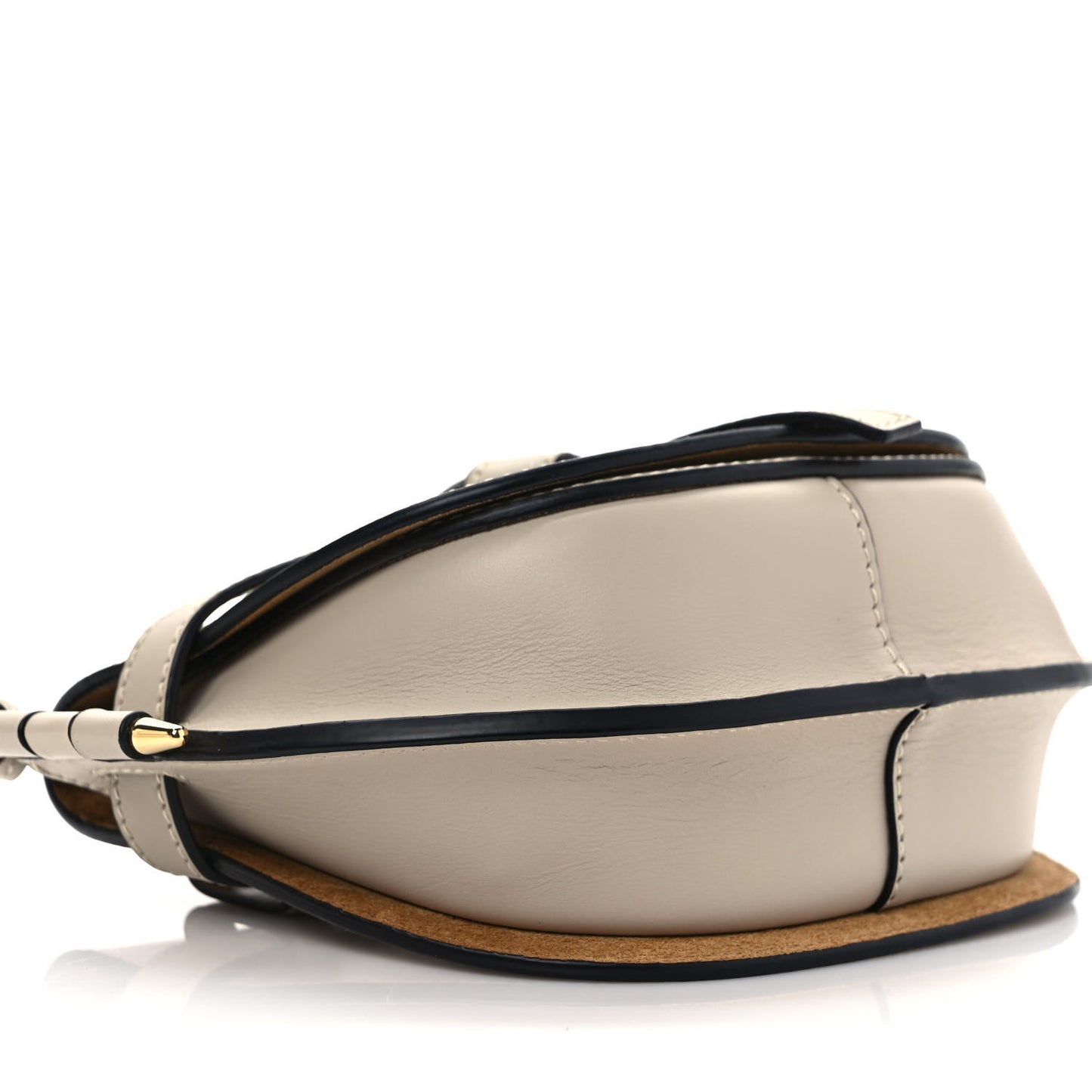 Calfskin Mini Gate Belt Bag Sand