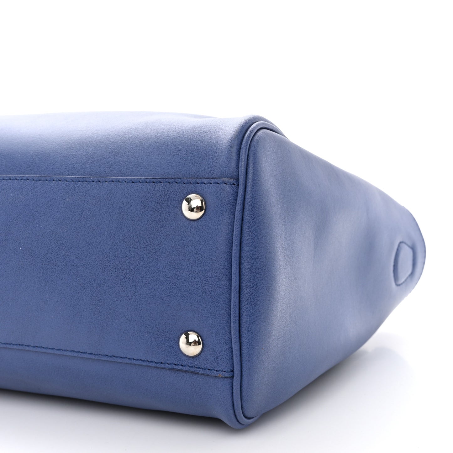 Calfskin Double Handle Small Nolita Satchel Blue