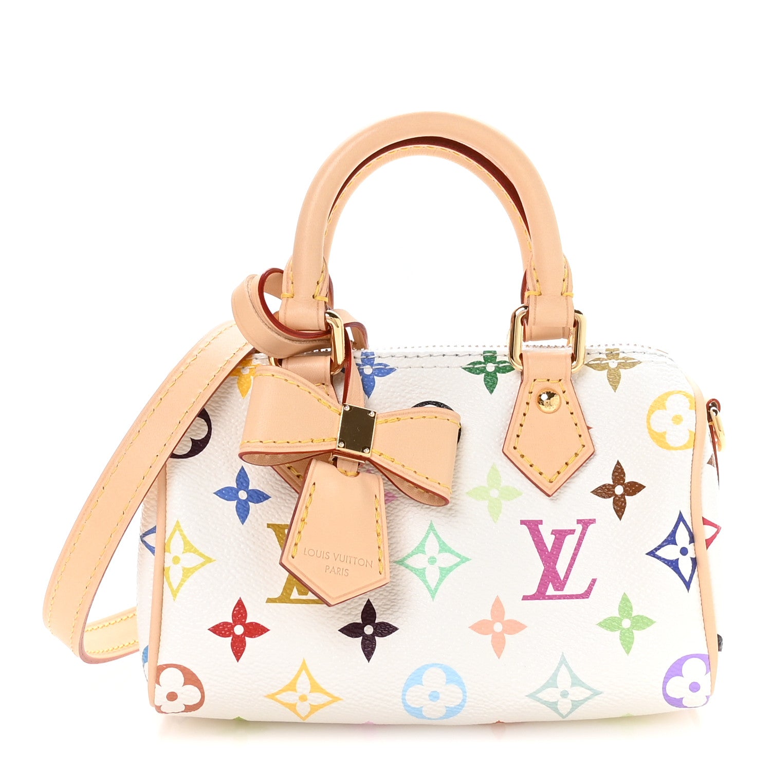 Louis Vuitton LV X TM Monogram Multicolor Nano Speedy White