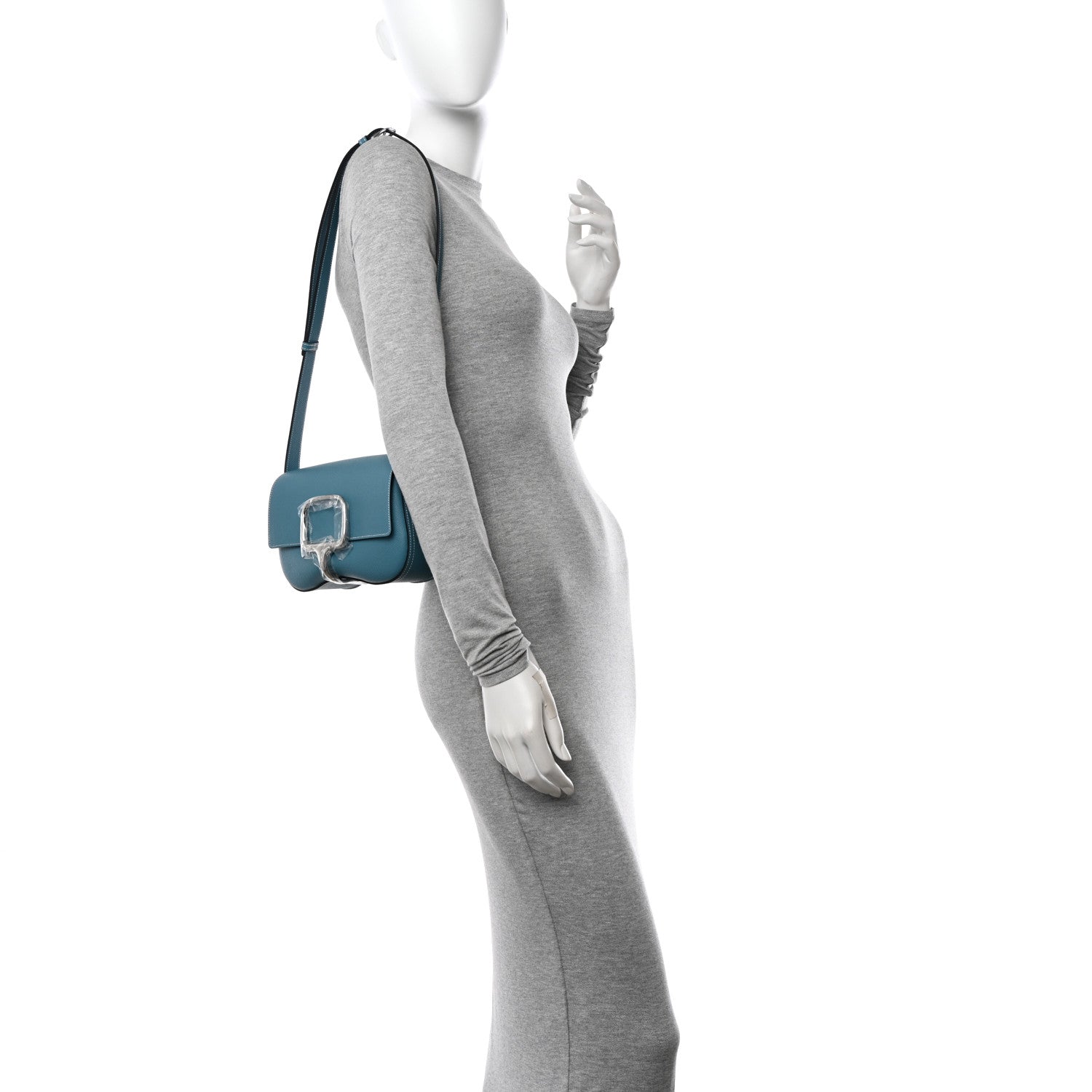 Hermes Epsom Della Cavalleria Elan New Blue Jean 2 of 11