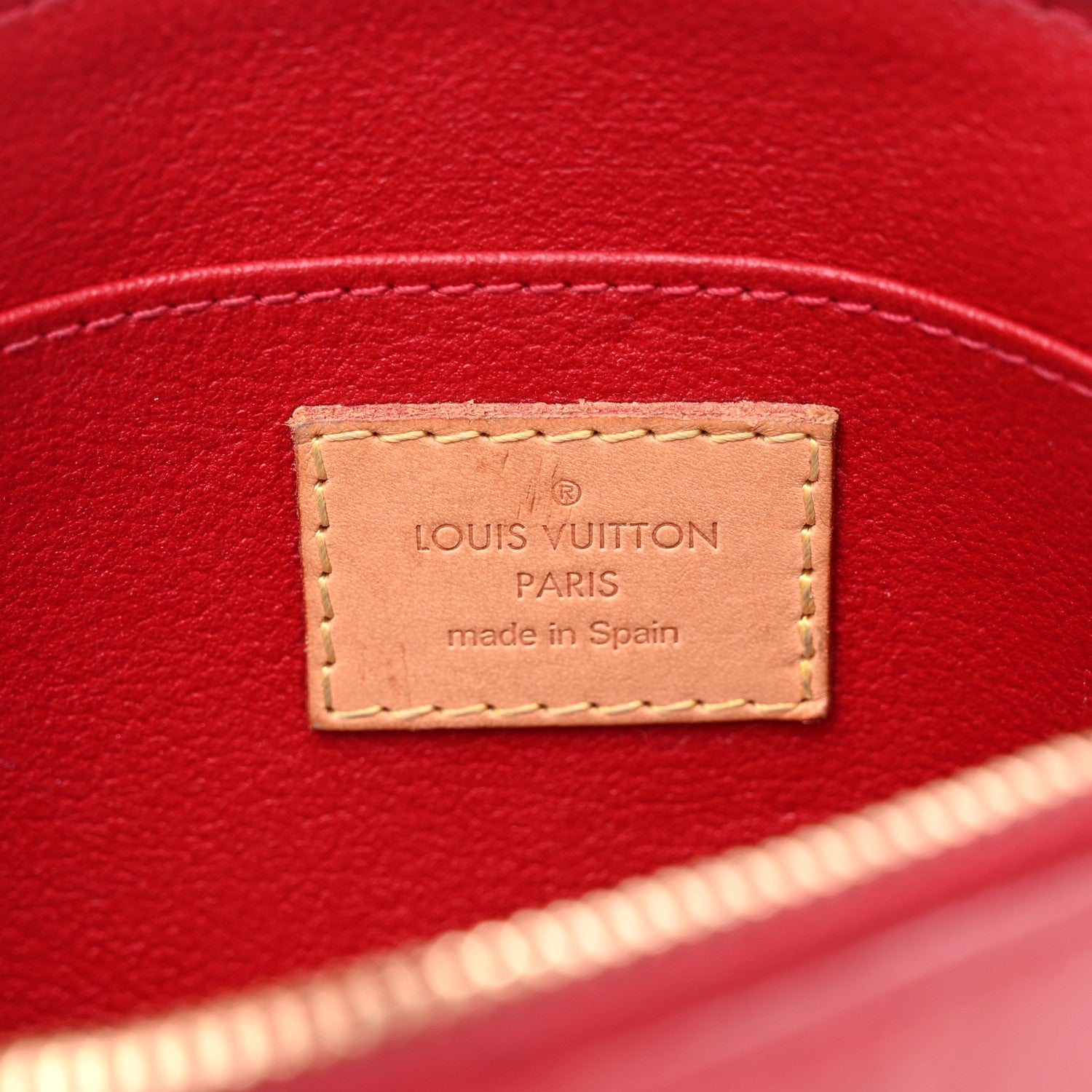 Louis Vuitton Vernis Cosmetic Pouch Cherry 6 of 8