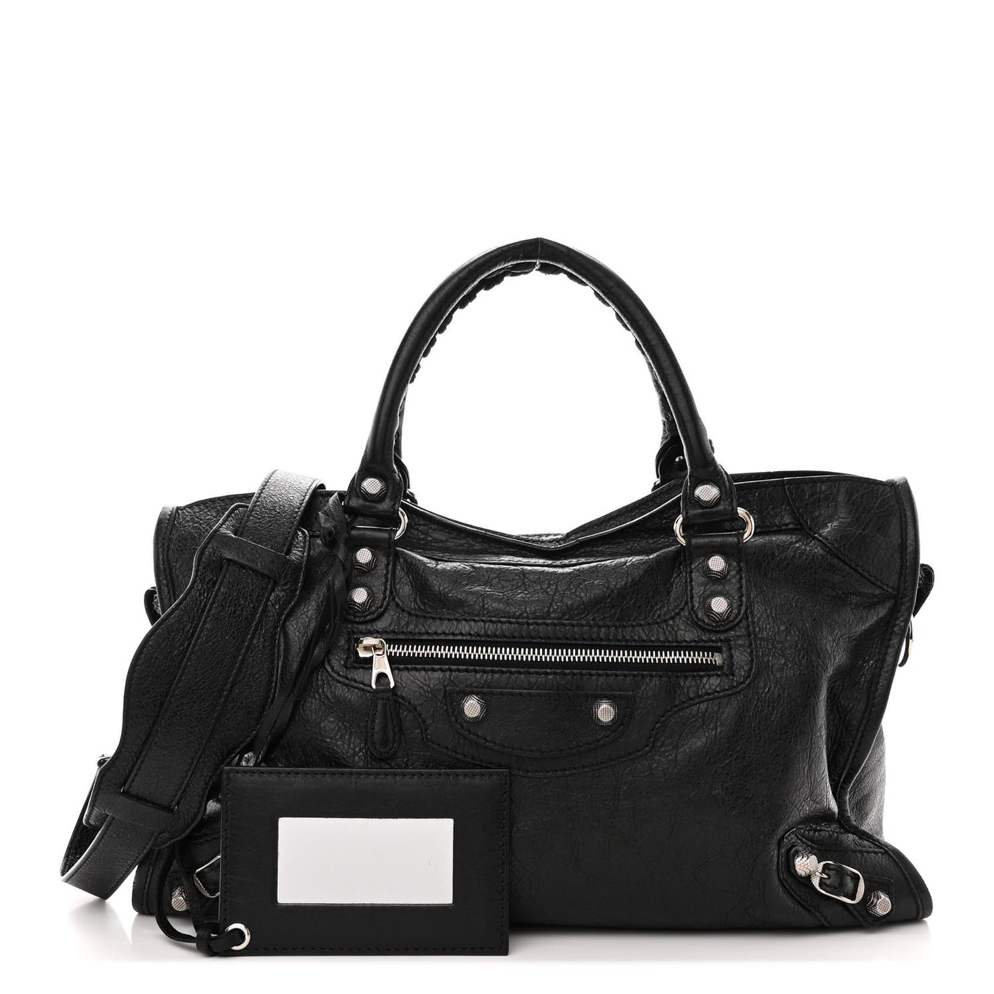 Agneau Giant 12 Silver Hardware City Black
