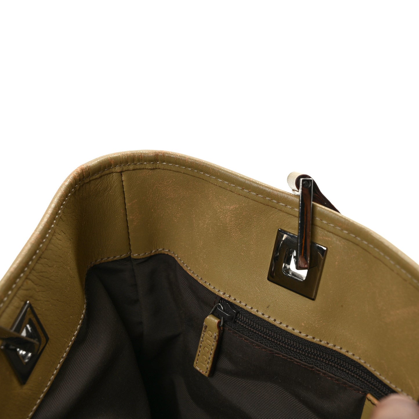 Monogram Bucket Tote Brown