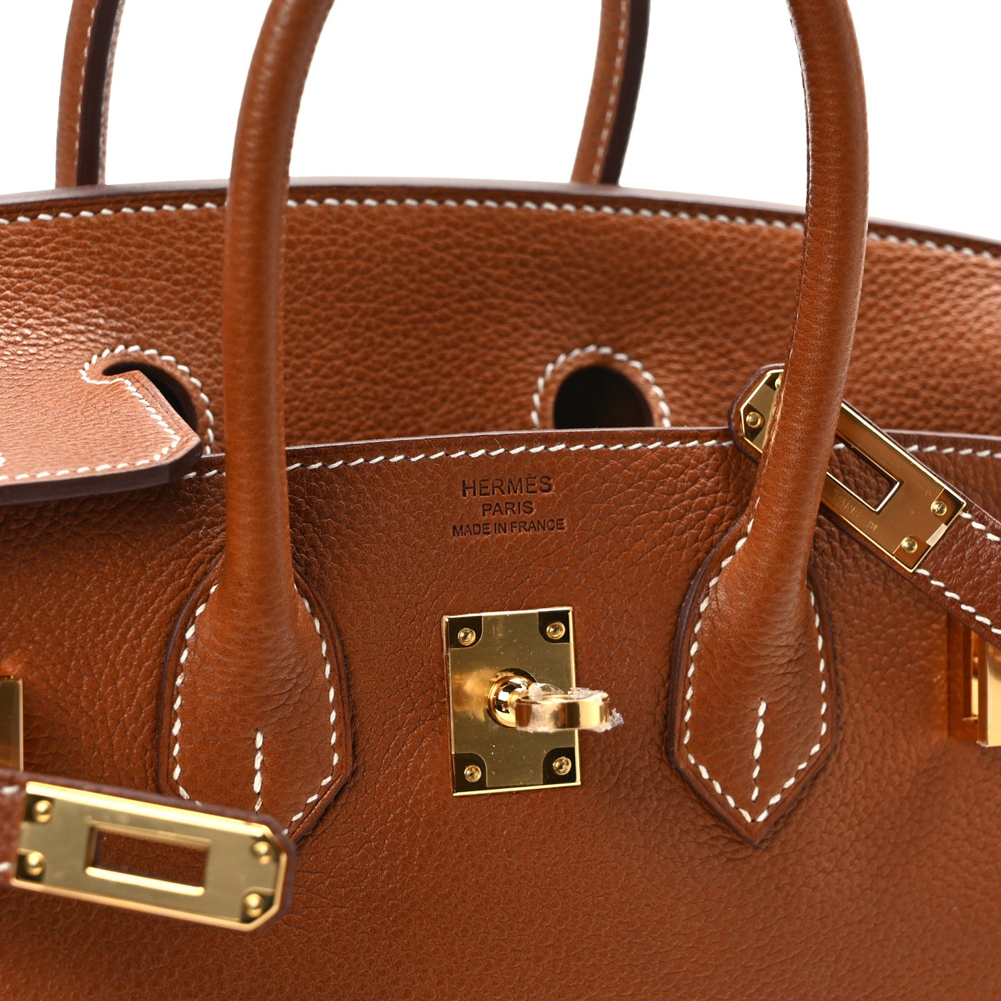 Natural Barenia Faubourg Birkin 25 Fauve