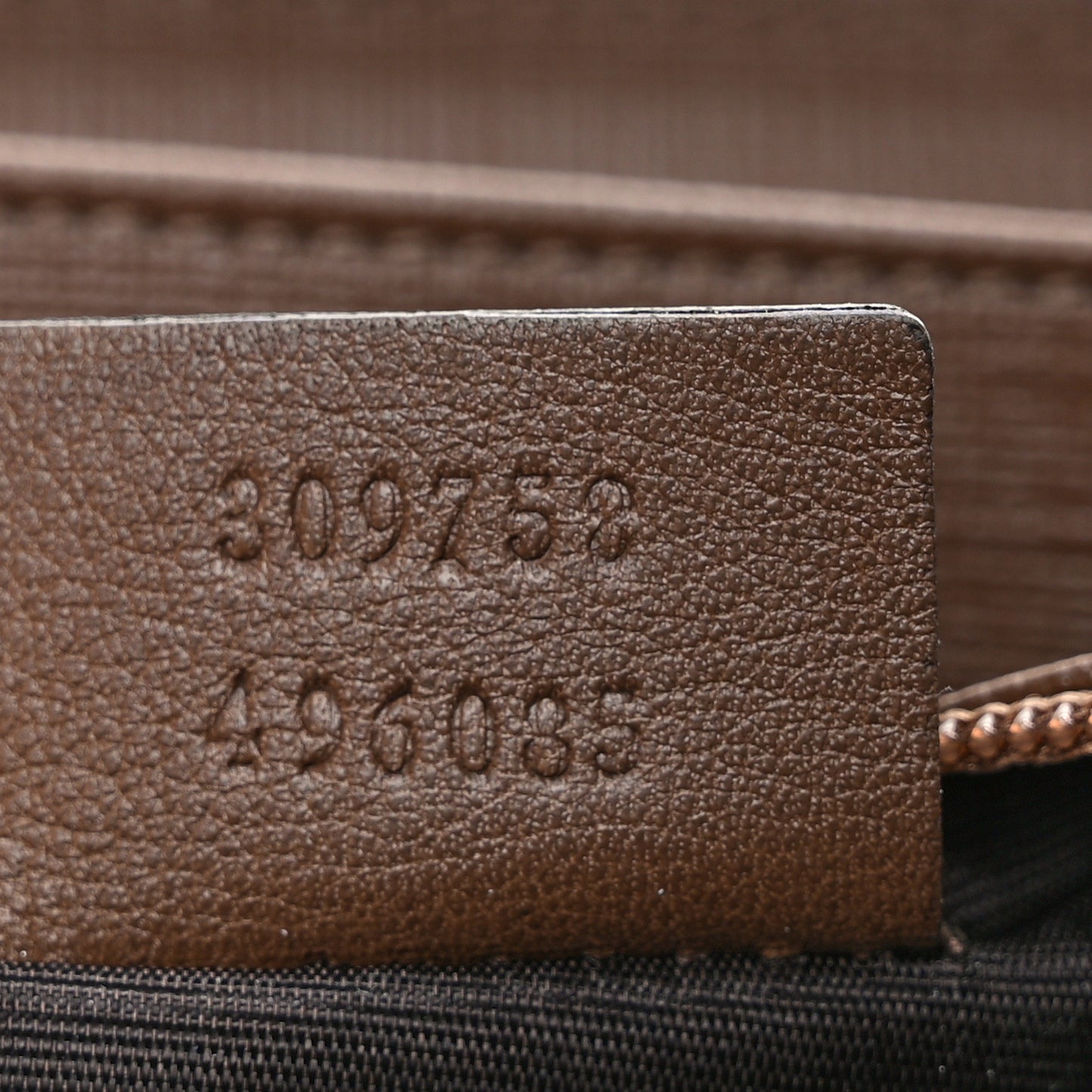 GG Supreme Monogram Nice Zip Around Wallet Maple Brown