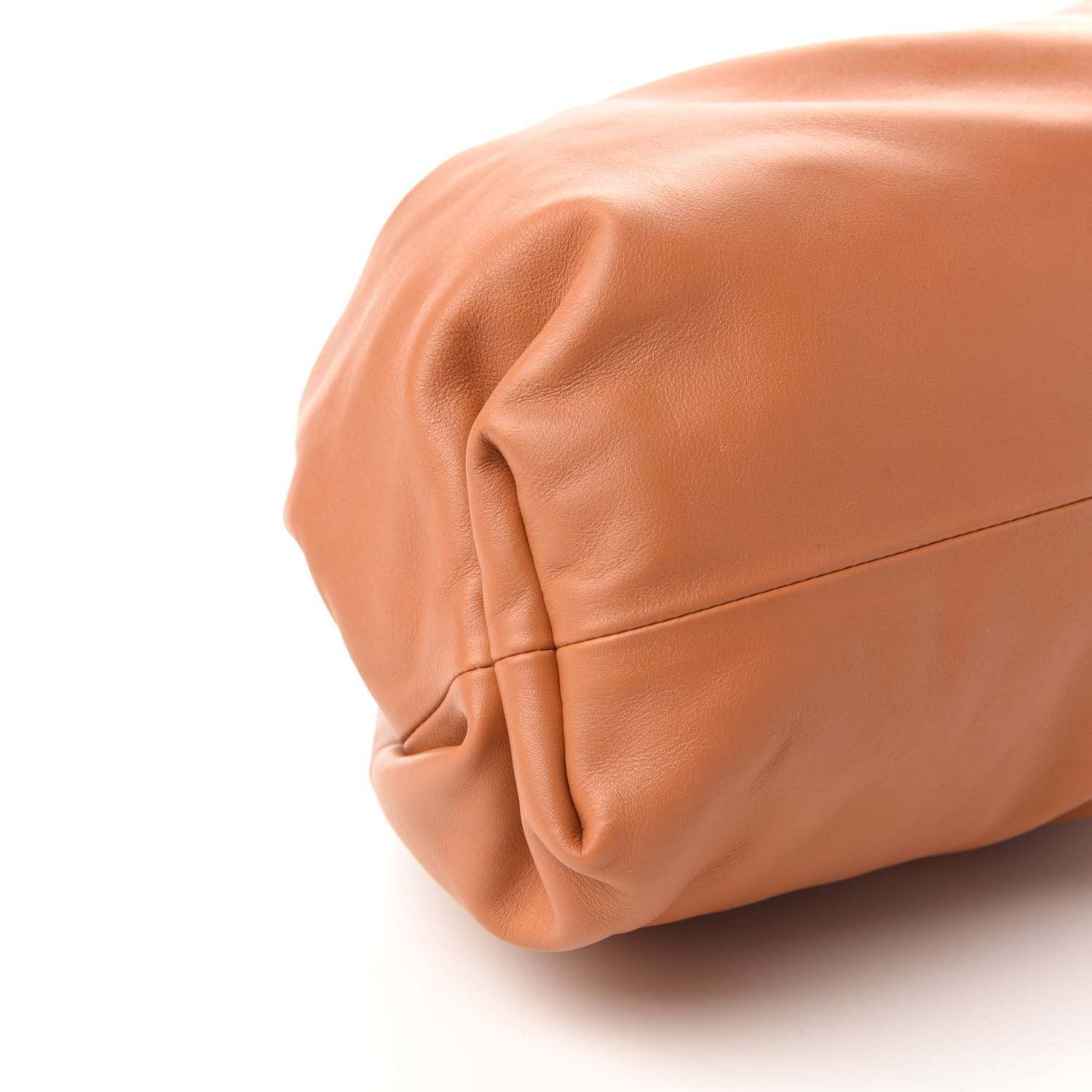 Bottega Veneta Smooth Butter Calf The Pouch Oversized Clutch Clay 6 of 10
