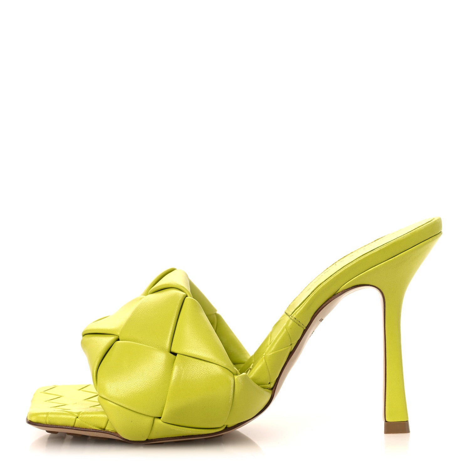 Bottega Veneta Nappa Maxi Intrecciato Lido 90mm Mule Sandals 36.5