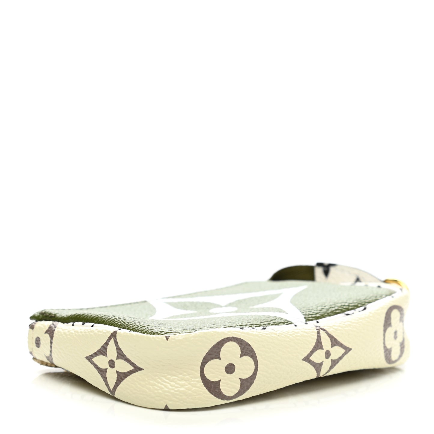 Monogram Giant Micro Pochette Accessories Kaki White
